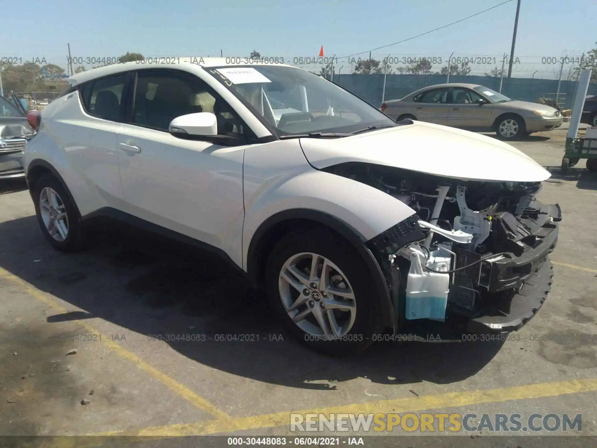 1 Photograph of a damaged car JTNKHMBX1M1111218 TOYOTA C-HR 2021