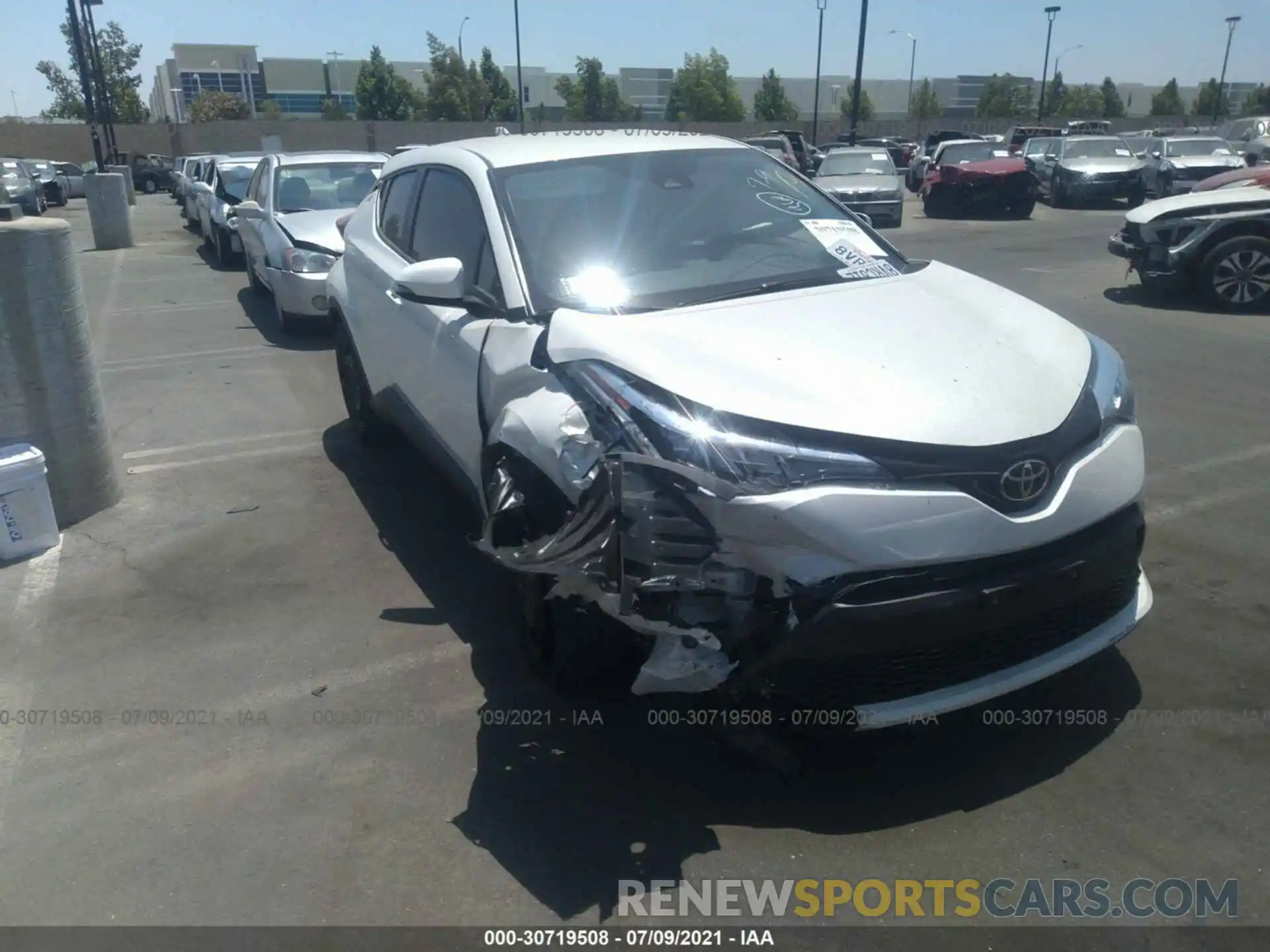 6 Photograph of a damaged car JTNKHMBX1M1112644 TOYOTA C-HR 2021