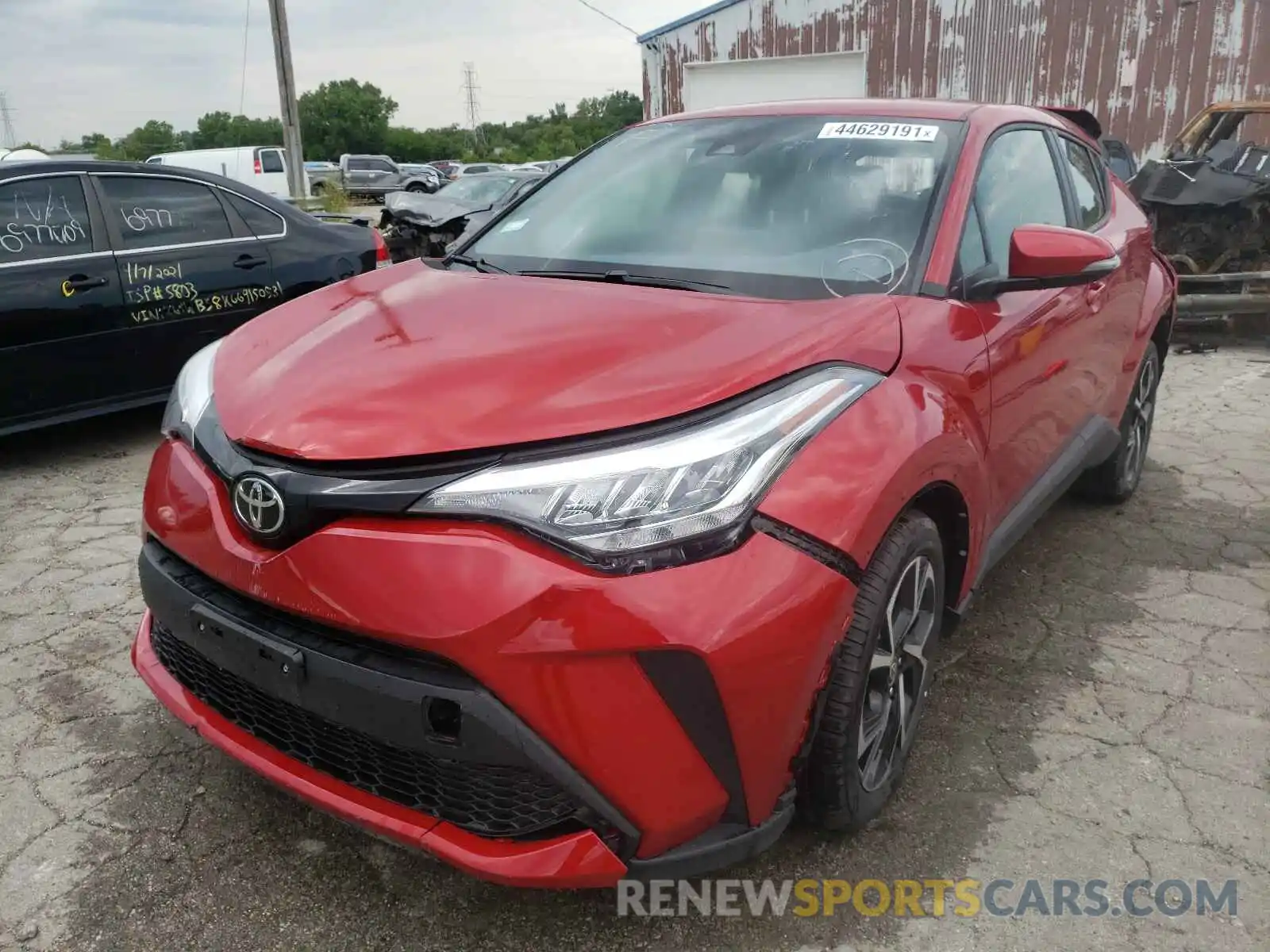 2 Photograph of a damaged car JTNKHMBX1M1114376 TOYOTA C-HR 2021