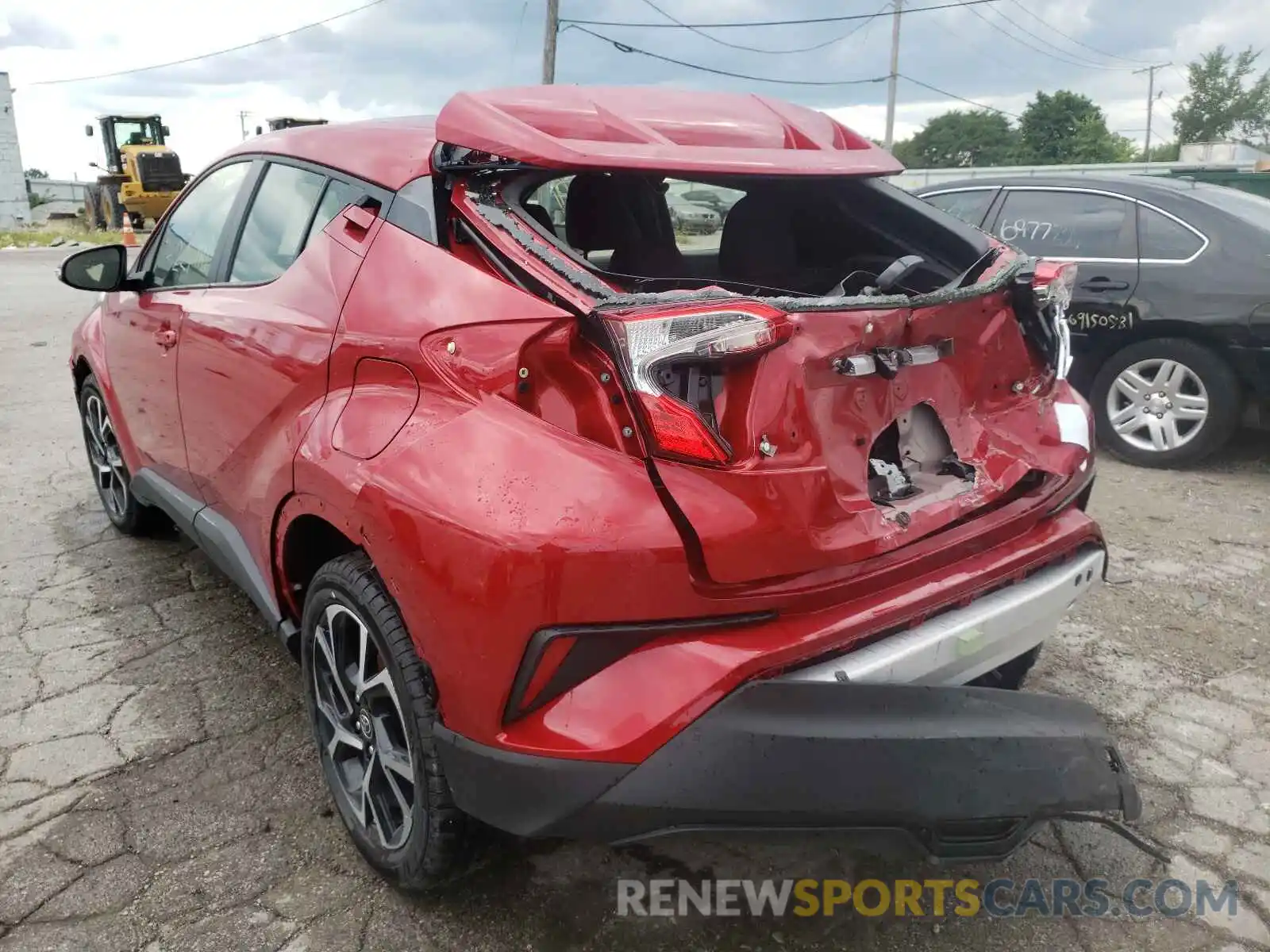 3 Photograph of a damaged car JTNKHMBX1M1114376 TOYOTA C-HR 2021