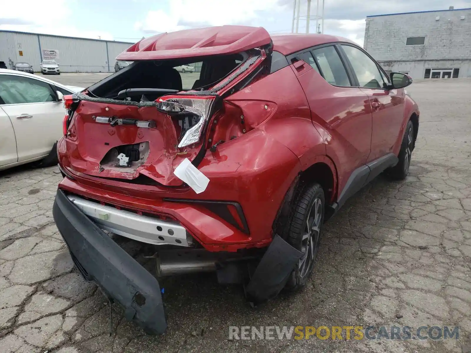 4 Photograph of a damaged car JTNKHMBX1M1114376 TOYOTA C-HR 2021