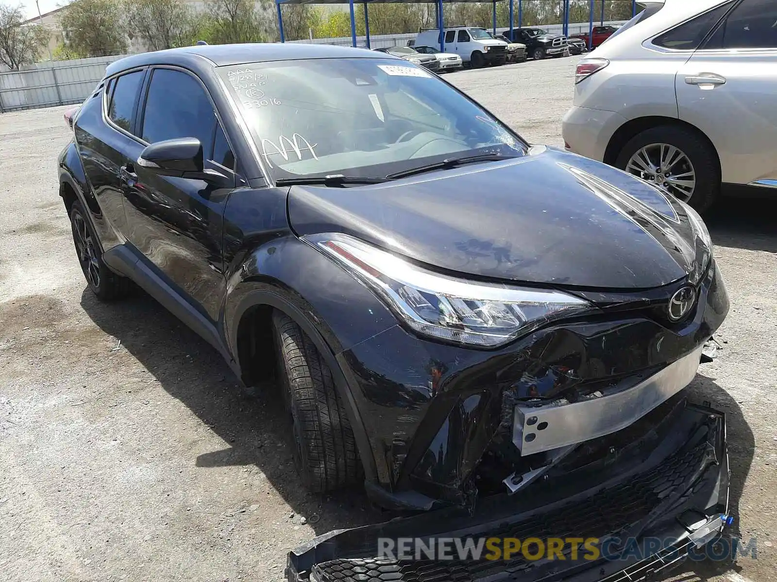 1 Photograph of a damaged car JTNKHMBX1M1115804 TOYOTA C-HR 2021