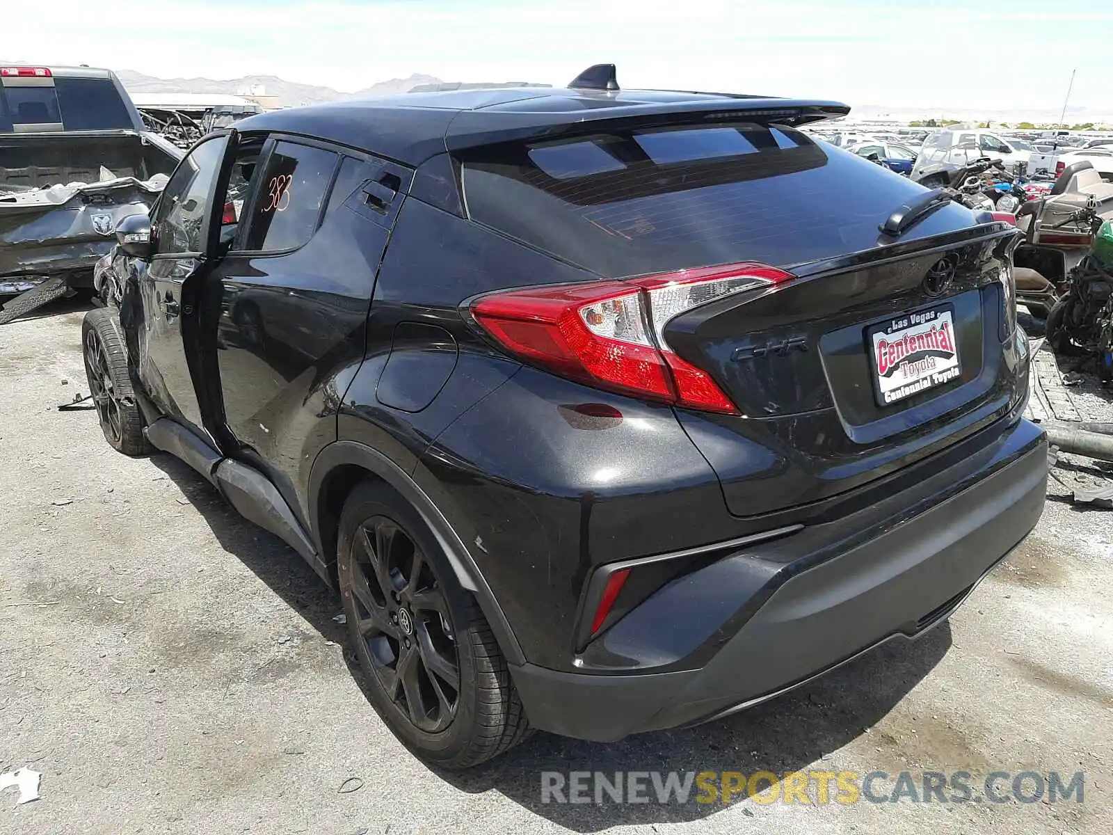 3 Photograph of a damaged car JTNKHMBX1M1115804 TOYOTA C-HR 2021