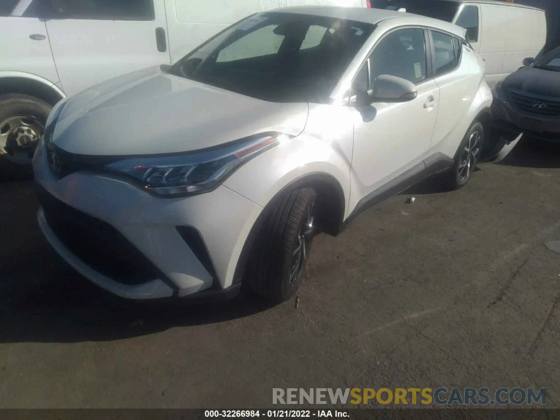 2 Photograph of a damaged car JTNKHMBX1M1115849 TOYOTA C-HR 2021