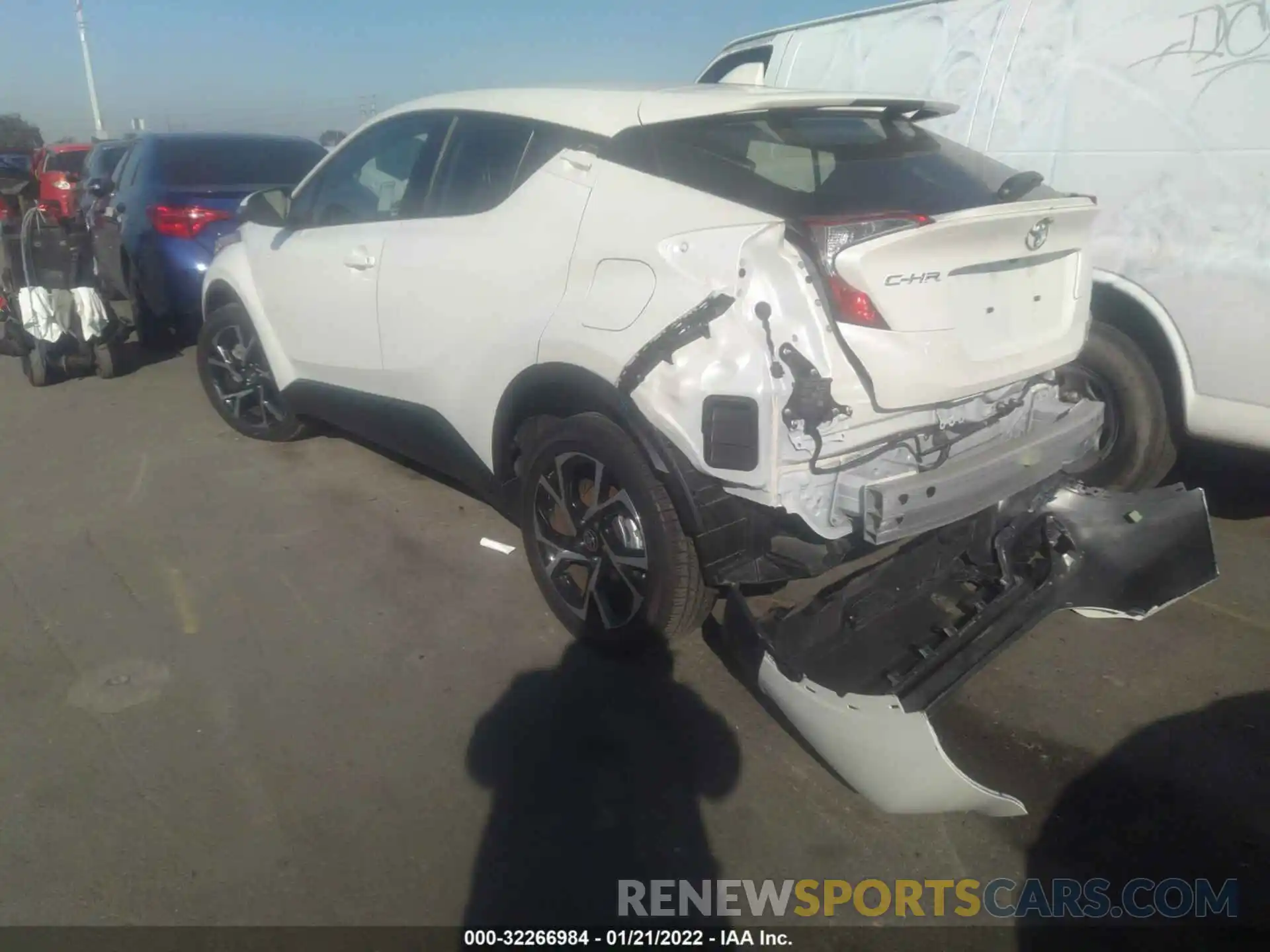 3 Photograph of a damaged car JTNKHMBX1M1115849 TOYOTA C-HR 2021