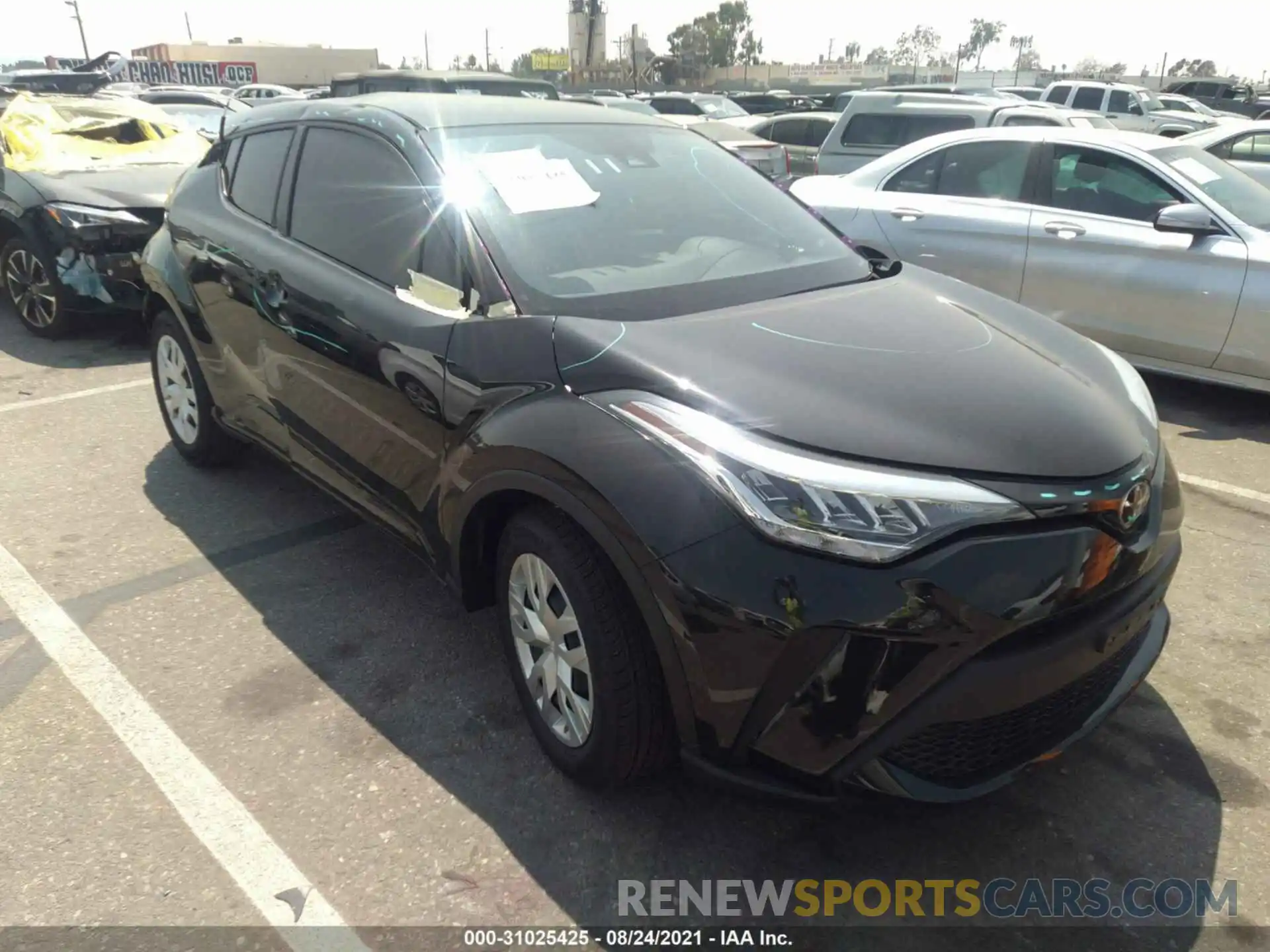 1 Photograph of a damaged car JTNKHMBX1M1118895 TOYOTA C-HR 2021