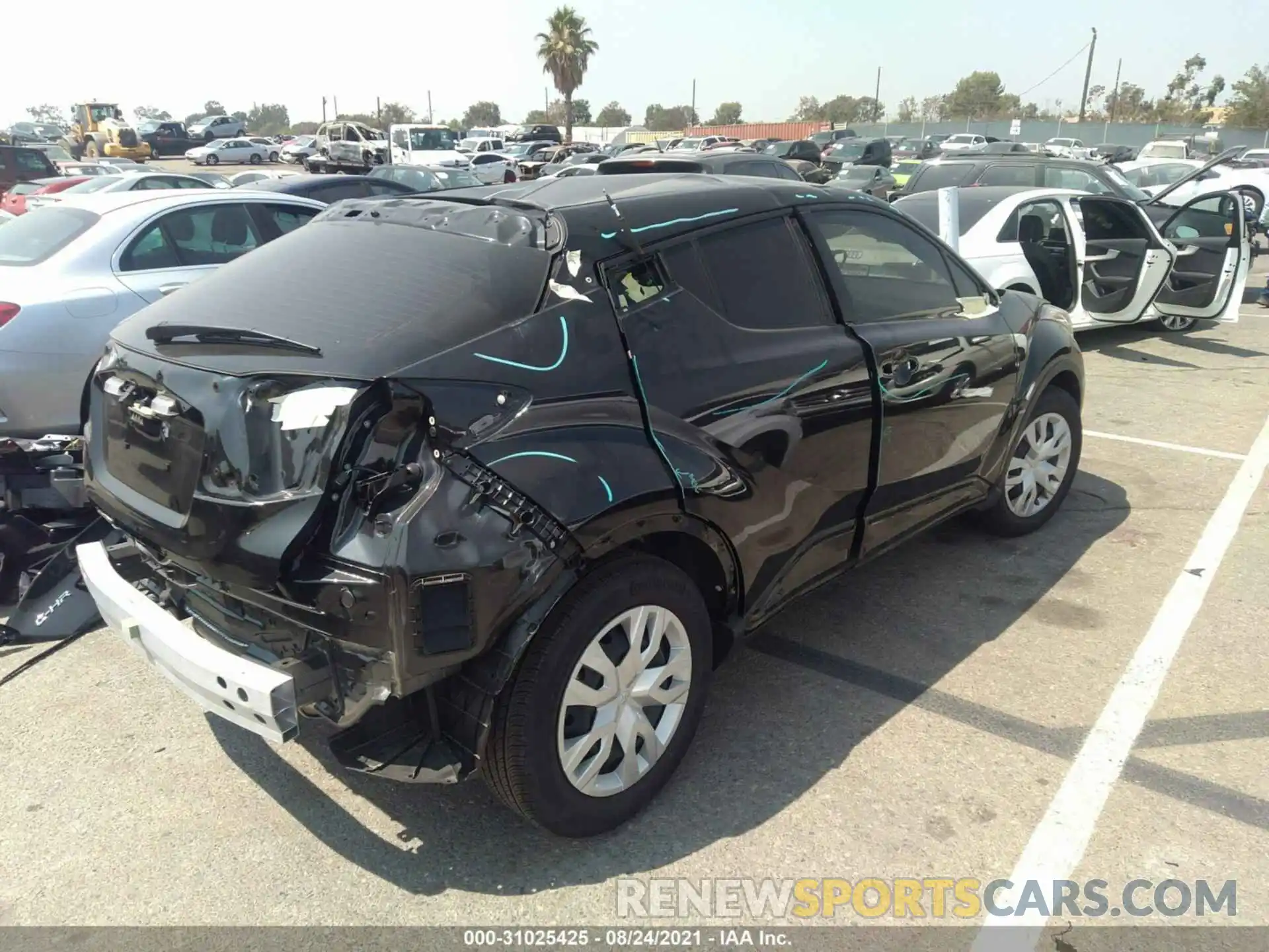 4 Photograph of a damaged car JTNKHMBX1M1118895 TOYOTA C-HR 2021