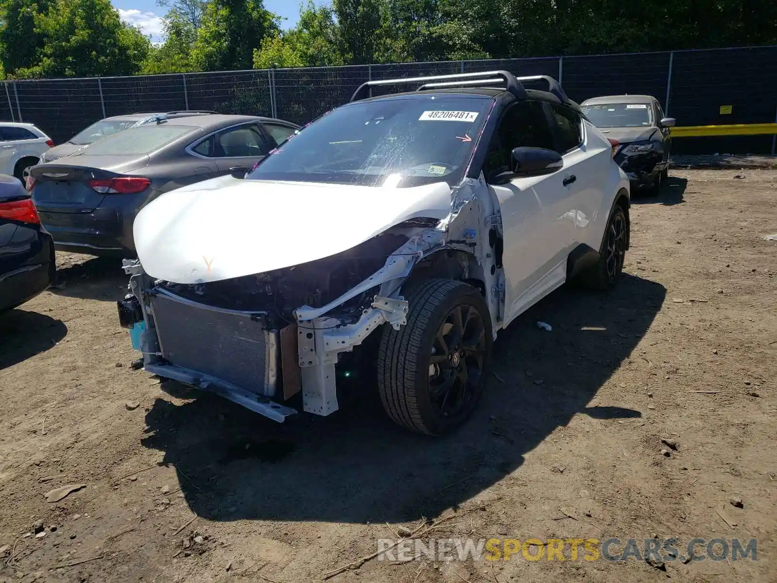 2 Photograph of a damaged car JTNKHMBX1M1119285 TOYOTA C-HR 2021