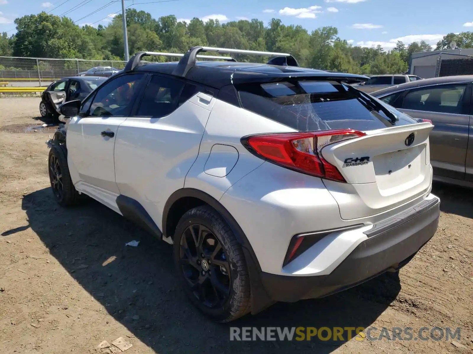 3 Photograph of a damaged car JTNKHMBX1M1119285 TOYOTA C-HR 2021