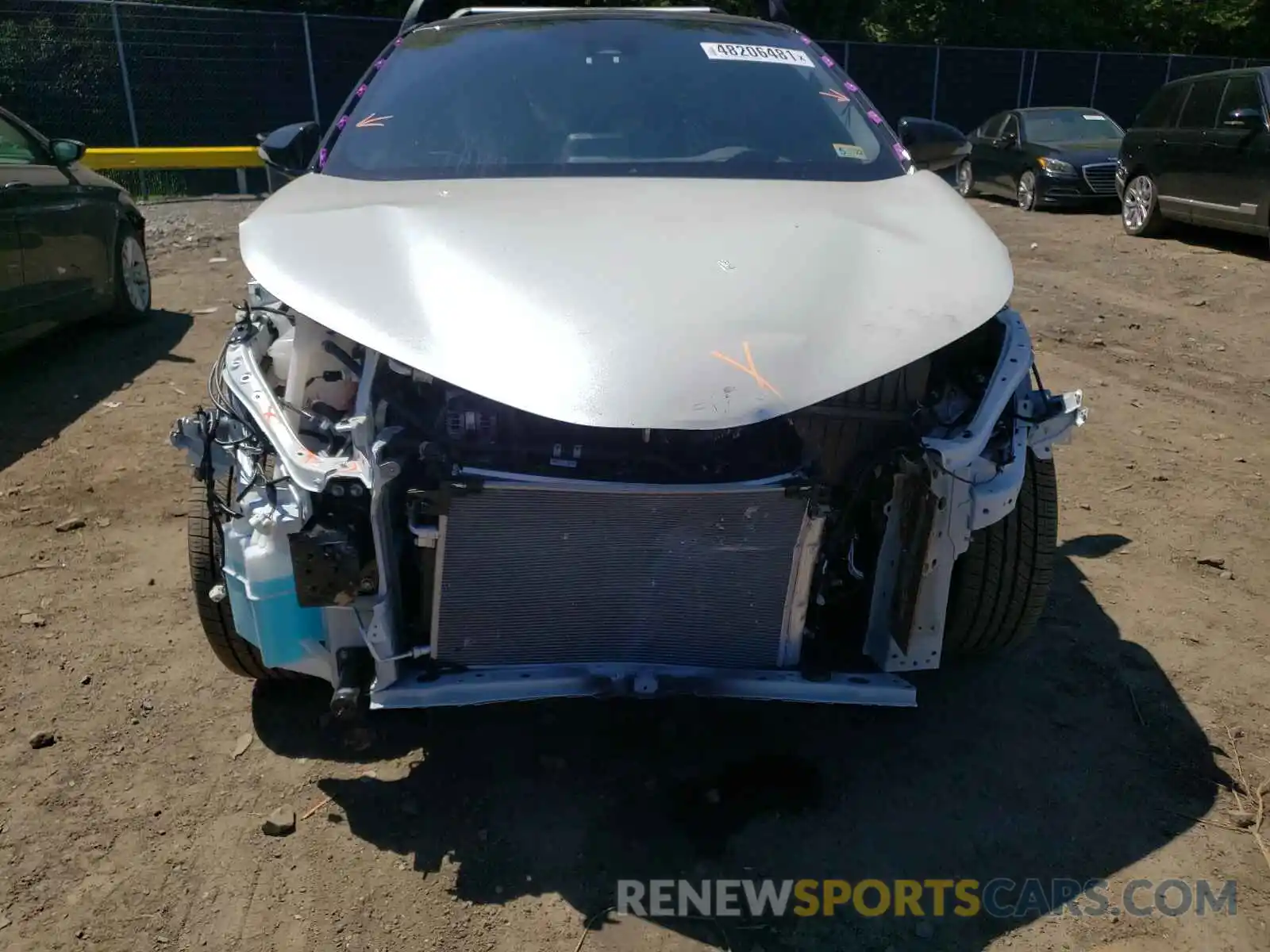 9 Photograph of a damaged car JTNKHMBX1M1119285 TOYOTA C-HR 2021