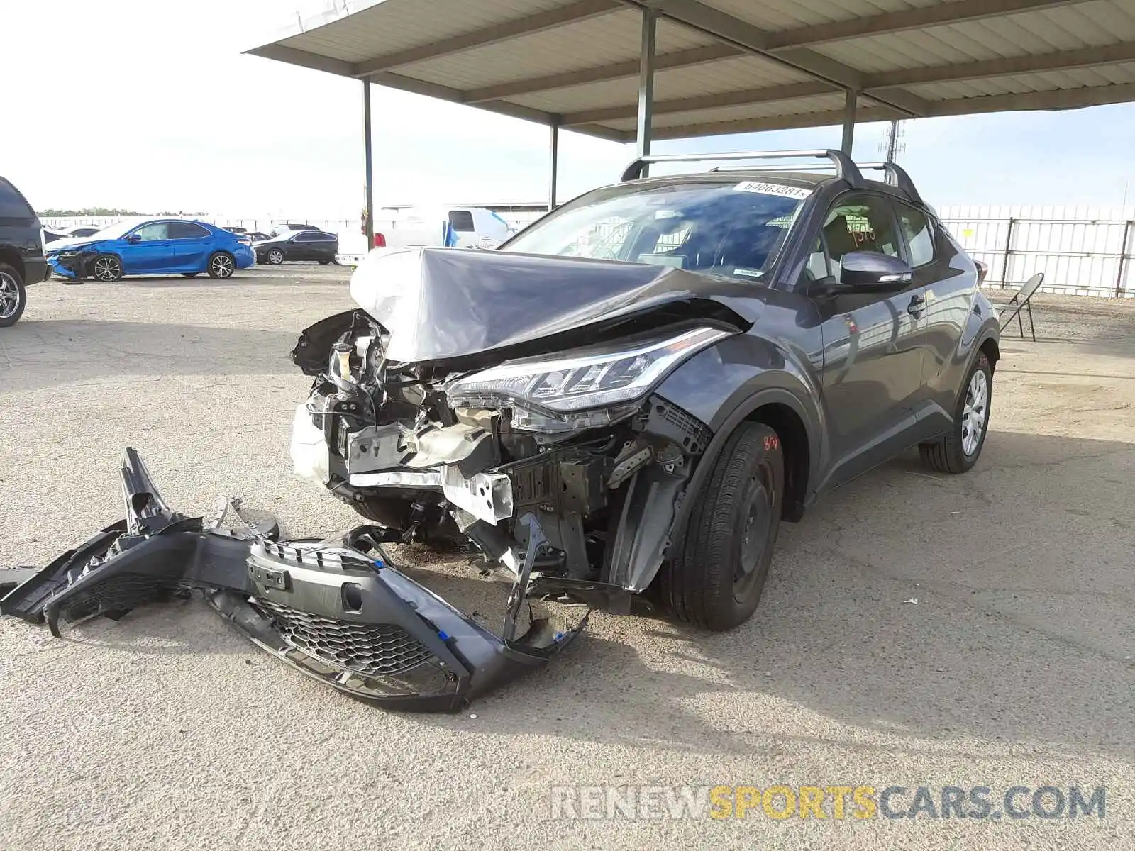 2 Photograph of a damaged car JTNKHMBX1M1120372 TOYOTA C-HR 2021