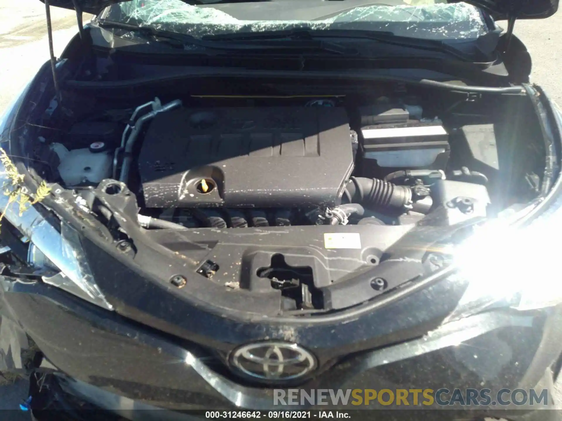 10 Photograph of a damaged car JTNKHMBX1M1122915 TOYOTA C-HR 2021