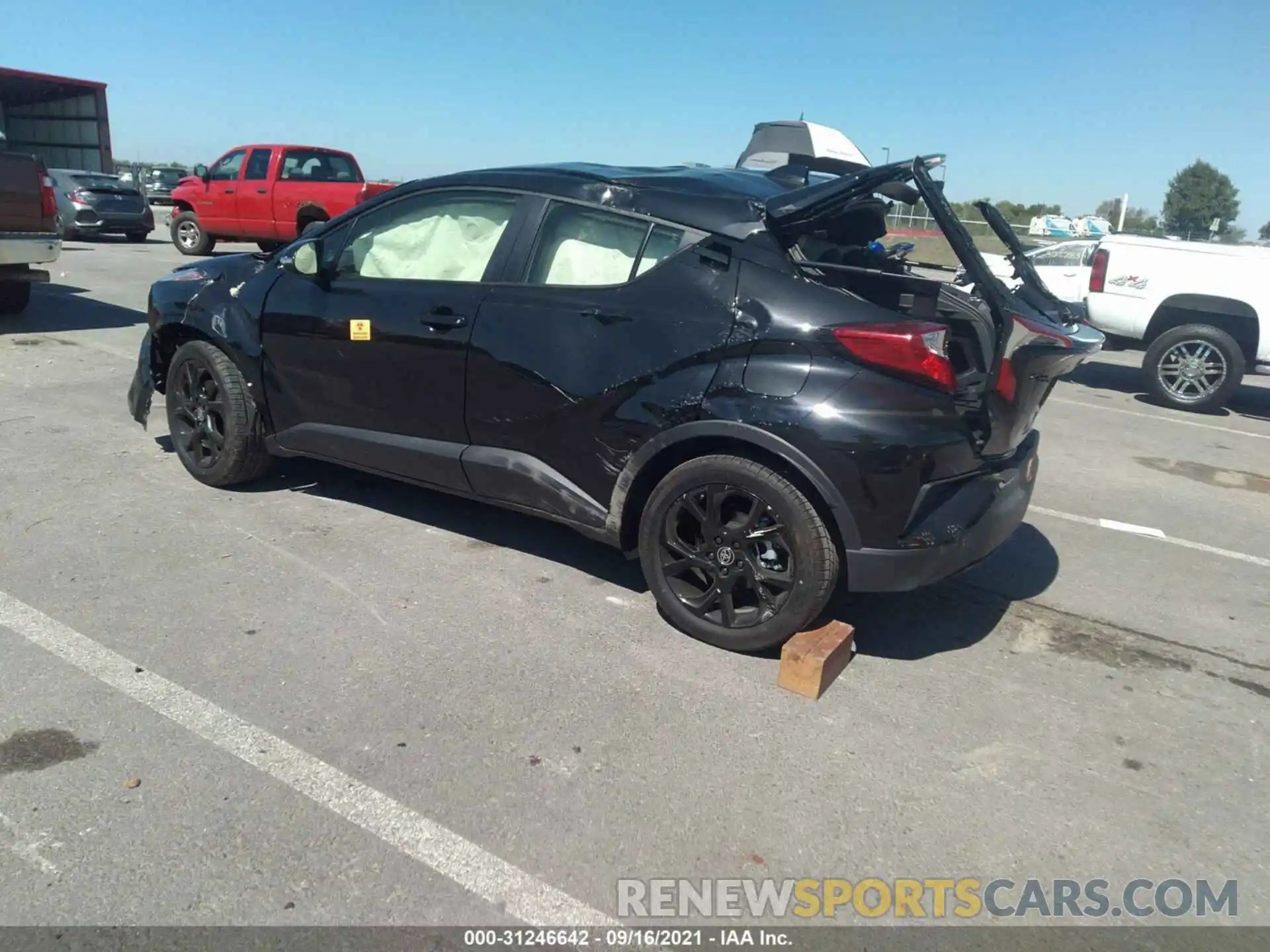 3 Photograph of a damaged car JTNKHMBX1M1122915 TOYOTA C-HR 2021