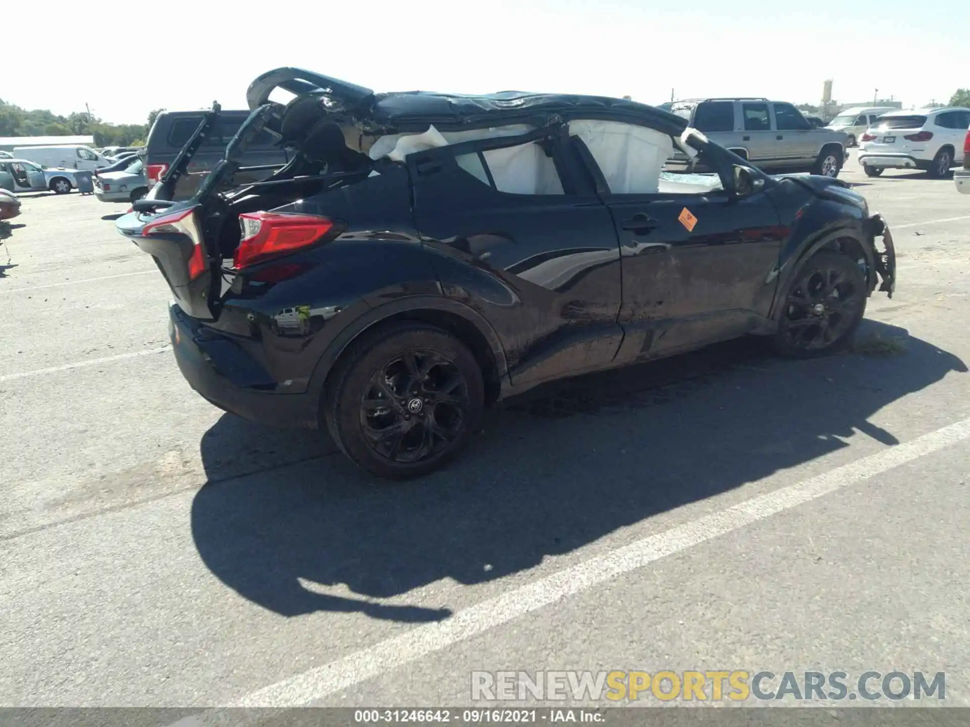 4 Photograph of a damaged car JTNKHMBX1M1122915 TOYOTA C-HR 2021