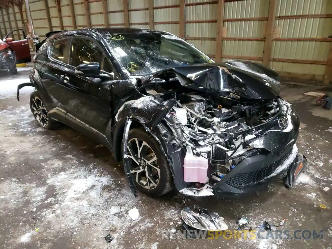 1 Photograph of a damaged car JTNKHMBX1M1123661 TOYOTA C-HR 2021