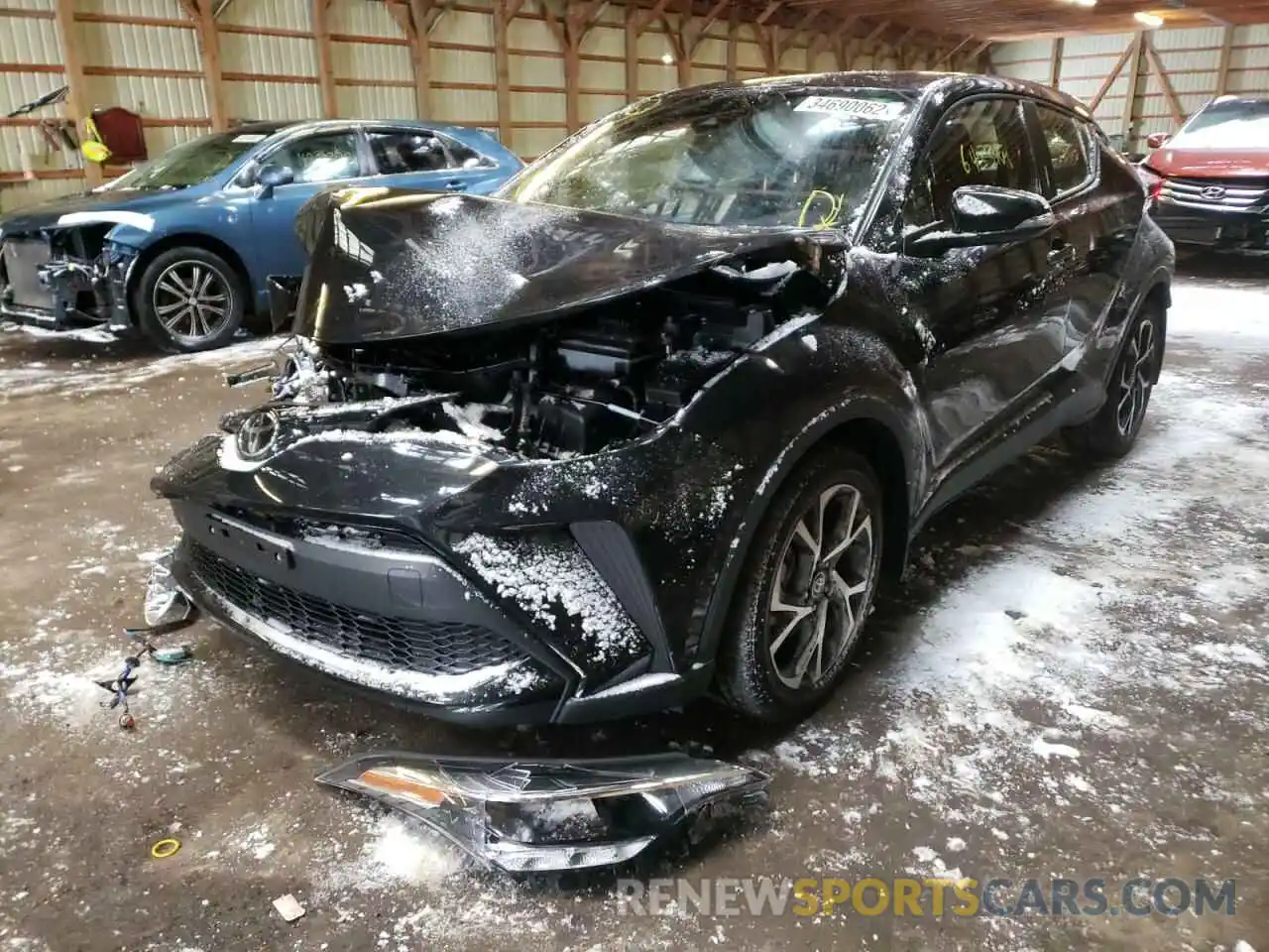 2 Photograph of a damaged car JTNKHMBX1M1123661 TOYOTA C-HR 2021