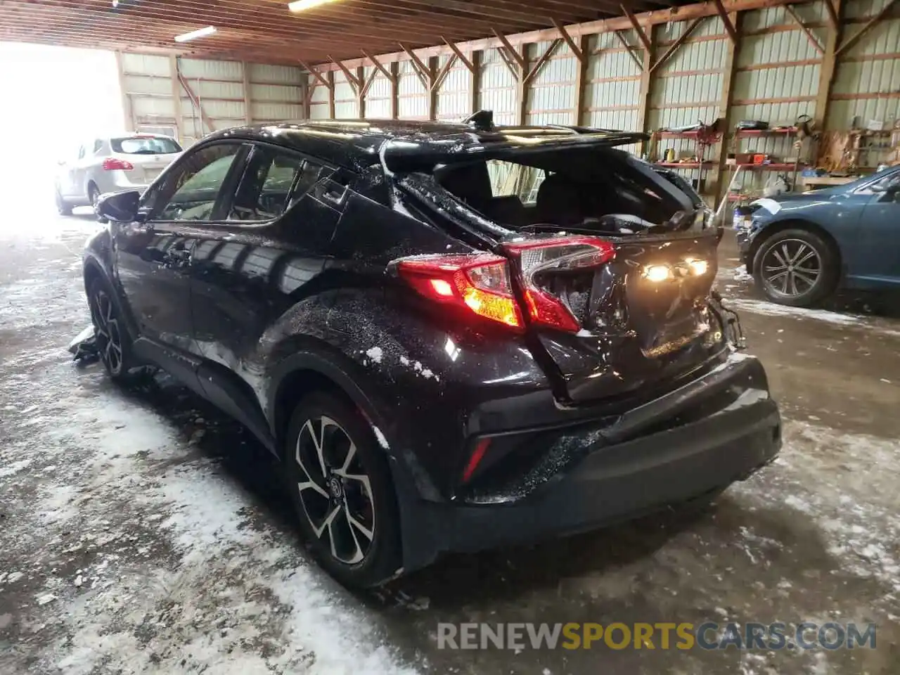 3 Photograph of a damaged car JTNKHMBX1M1123661 TOYOTA C-HR 2021