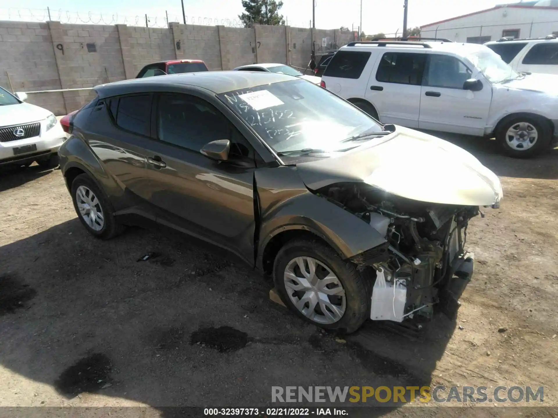 1 Photograph of a damaged car JTNKHMBX2M1094512 TOYOTA C-HR 2021