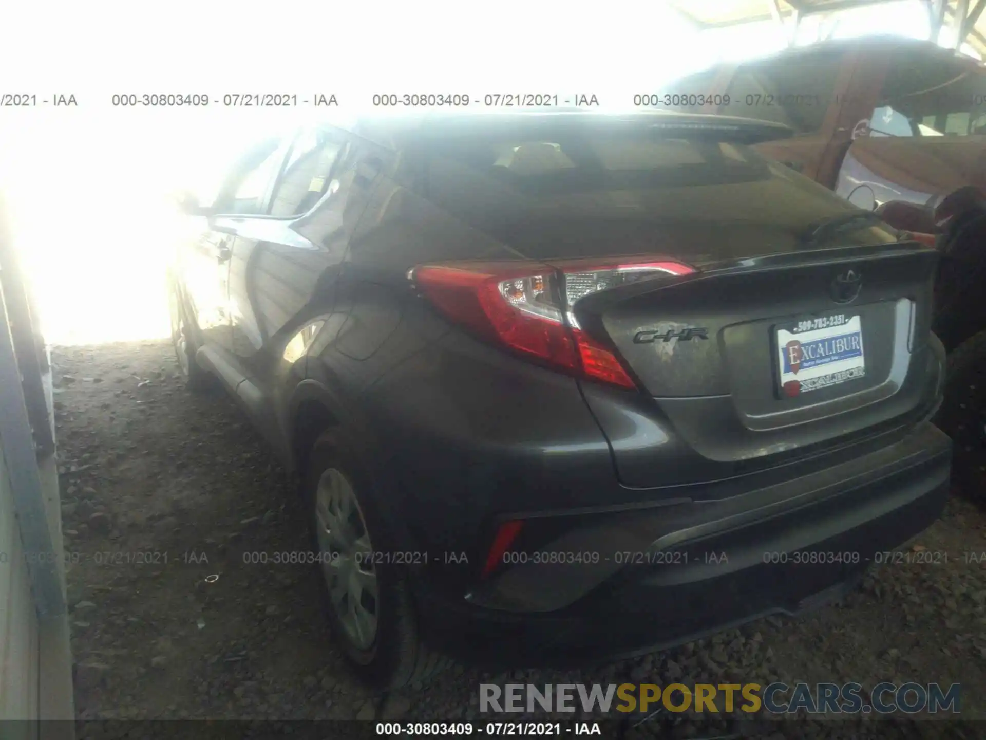 3 Photograph of a damaged car JTNKHMBX2M1094767 TOYOTA C-HR 2021