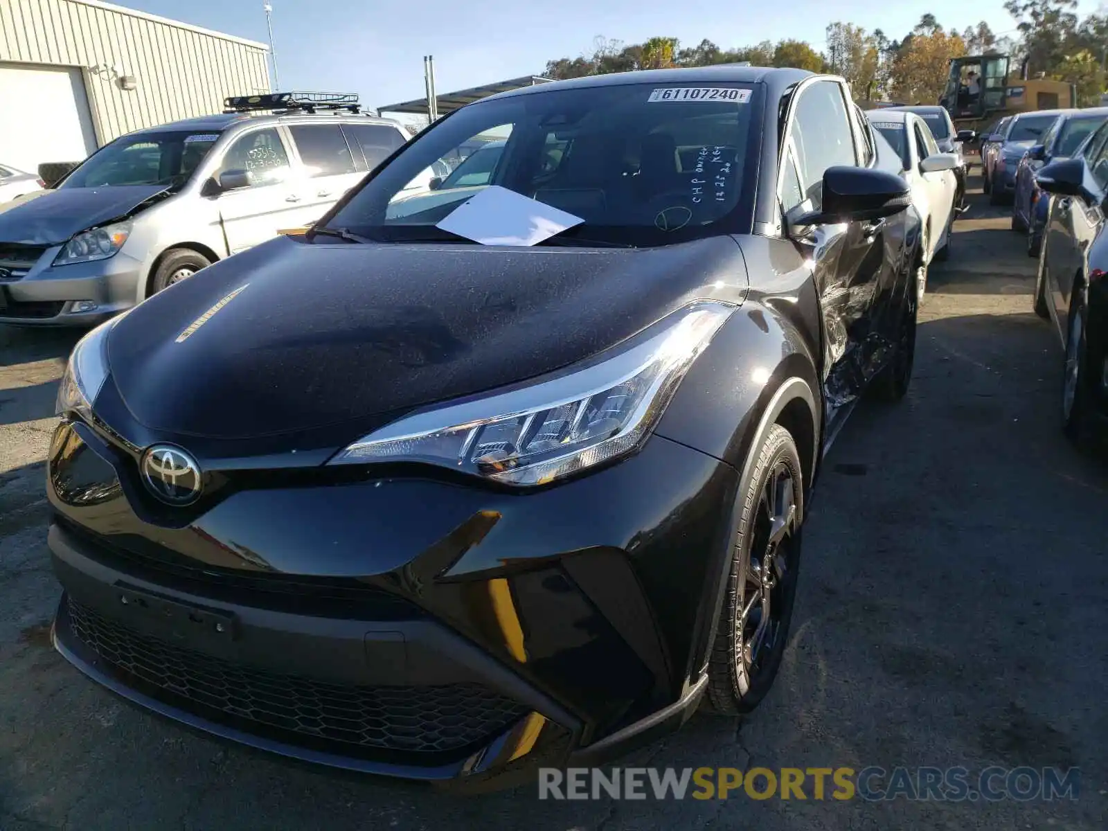 2 Photograph of a damaged car JTNKHMBX2M1094901 TOYOTA C-HR 2021