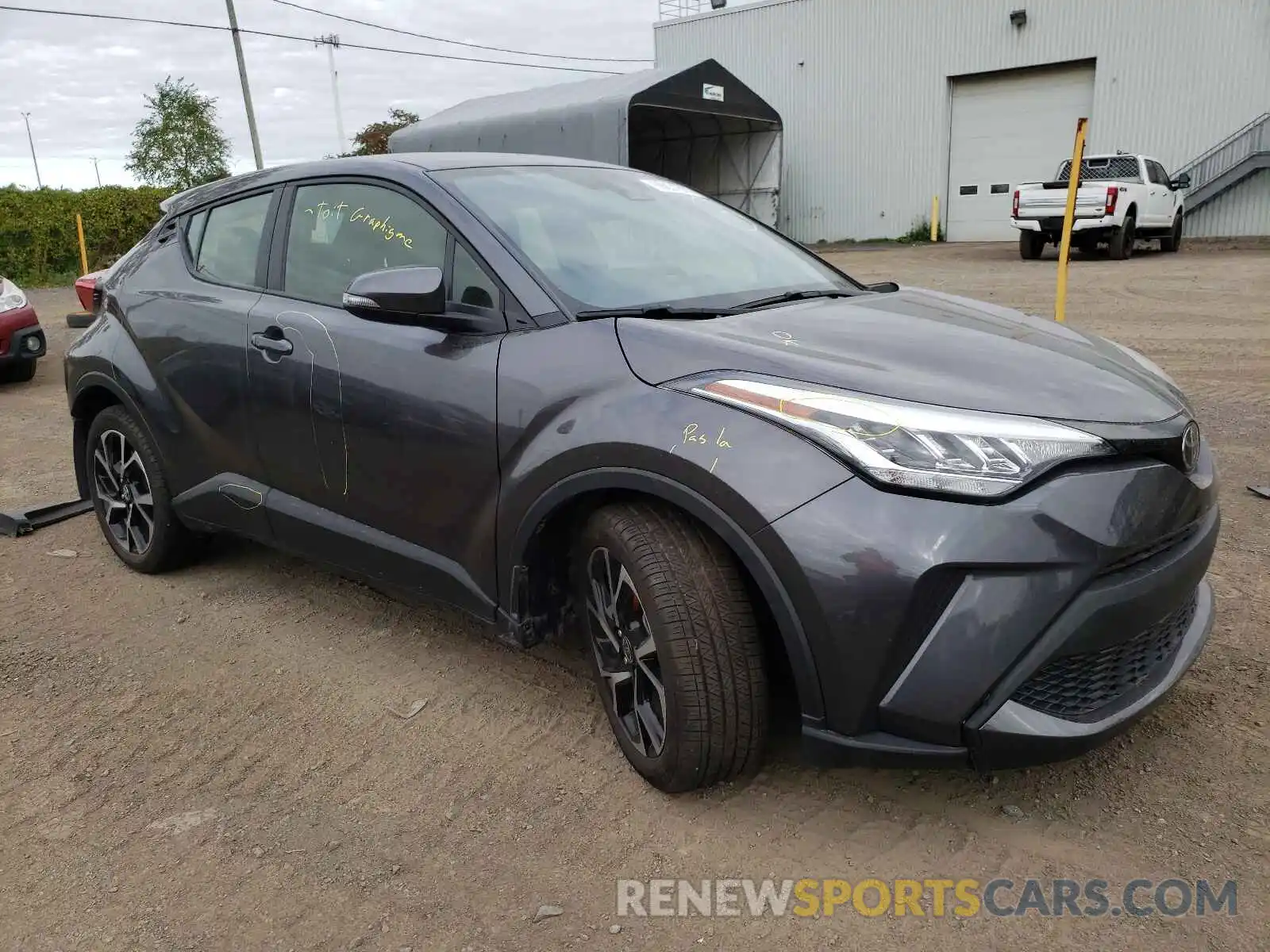 1 Photograph of a damaged car JTNKHMBX2M1096342 TOYOTA C-HR 2021