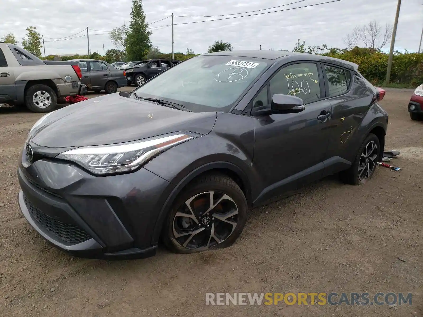 2 Photograph of a damaged car JTNKHMBX2M1096342 TOYOTA C-HR 2021