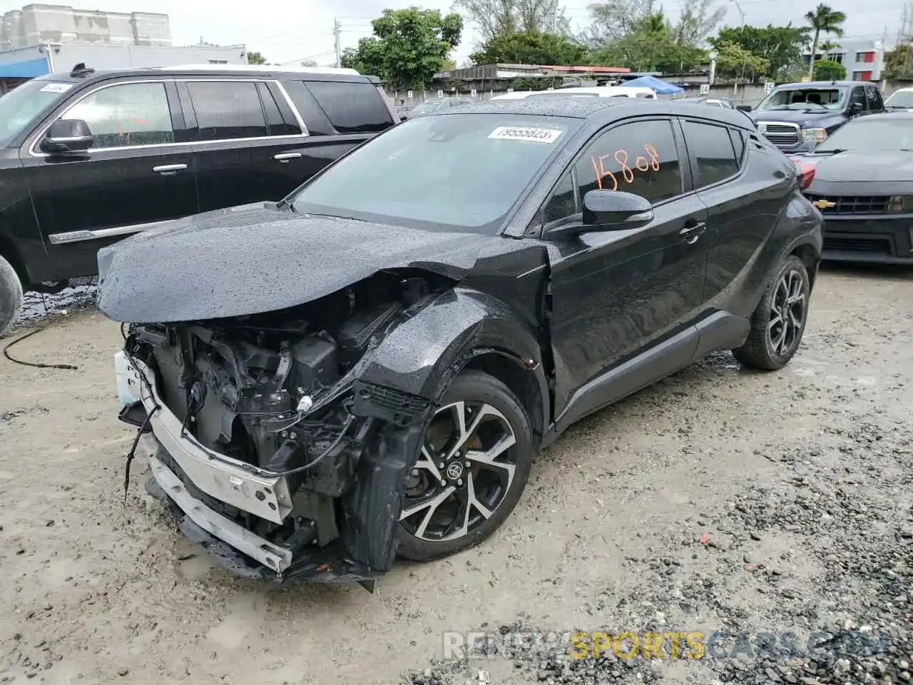 1 Photograph of a damaged car JTNKHMBX2M1097703 TOYOTA C-HR 2021