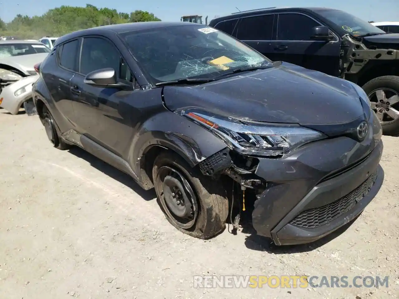 1 Photograph of a damaged car JTNKHMBX2M1098852 TOYOTA C-HR 2021