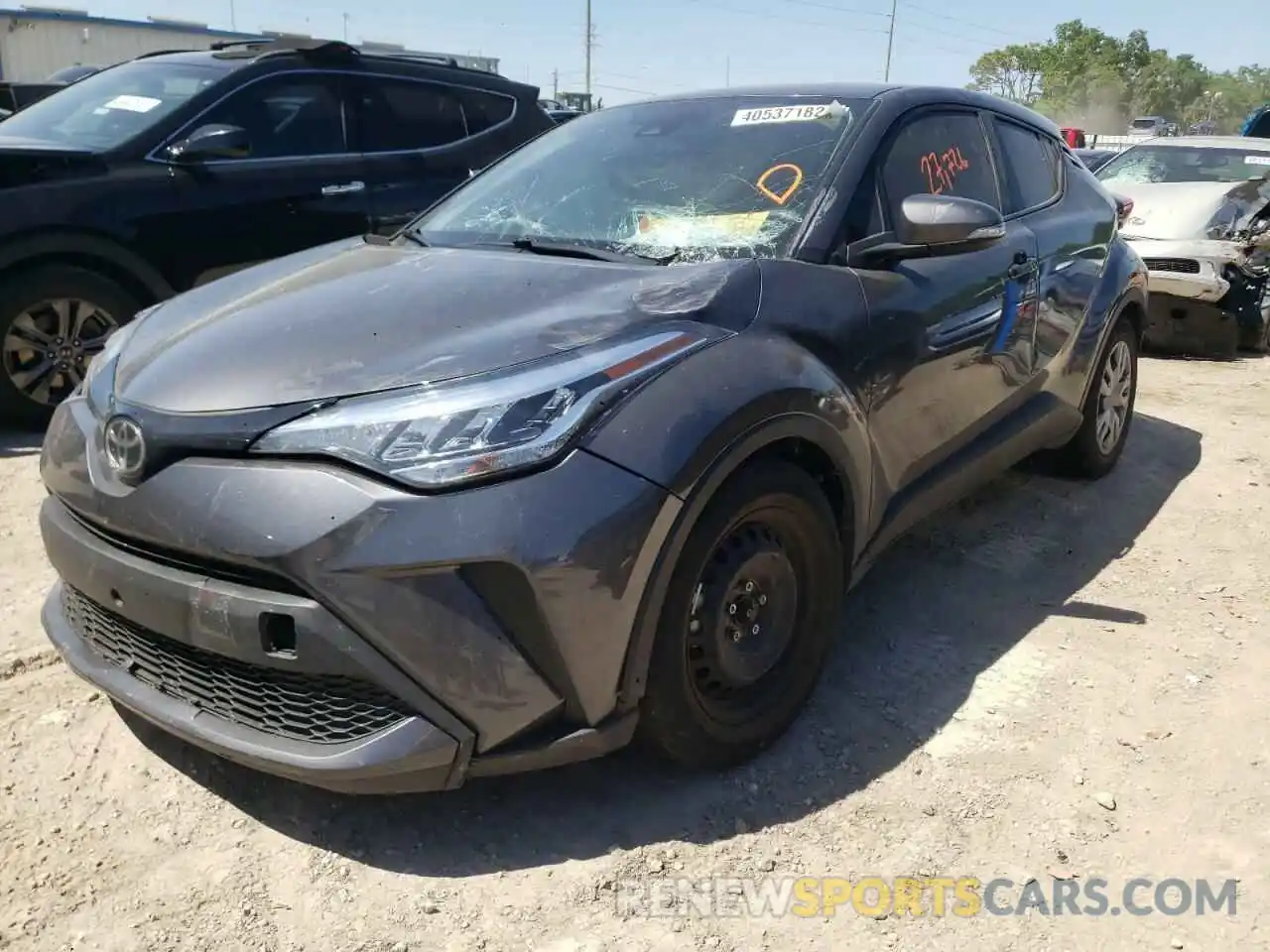 2 Фотография поврежденного автомобиля JTNKHMBX2M1098852 TOYOTA C-HR 2021