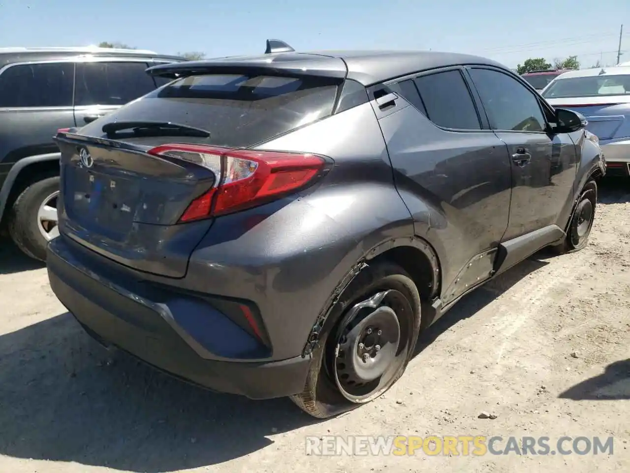 4 Photograph of a damaged car JTNKHMBX2M1098852 TOYOTA C-HR 2021