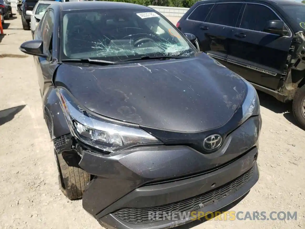 9 Photograph of a damaged car JTNKHMBX2M1098852 TOYOTA C-HR 2021