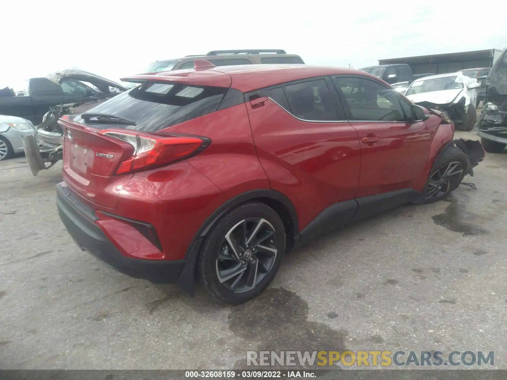 4 Photograph of a damaged car JTNKHMBX2M1099175 TOYOTA C-HR 2021