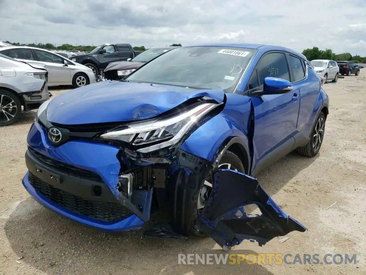 2 Photograph of a damaged car JTNKHMBX2M1099452 TOYOTA C-HR 2021