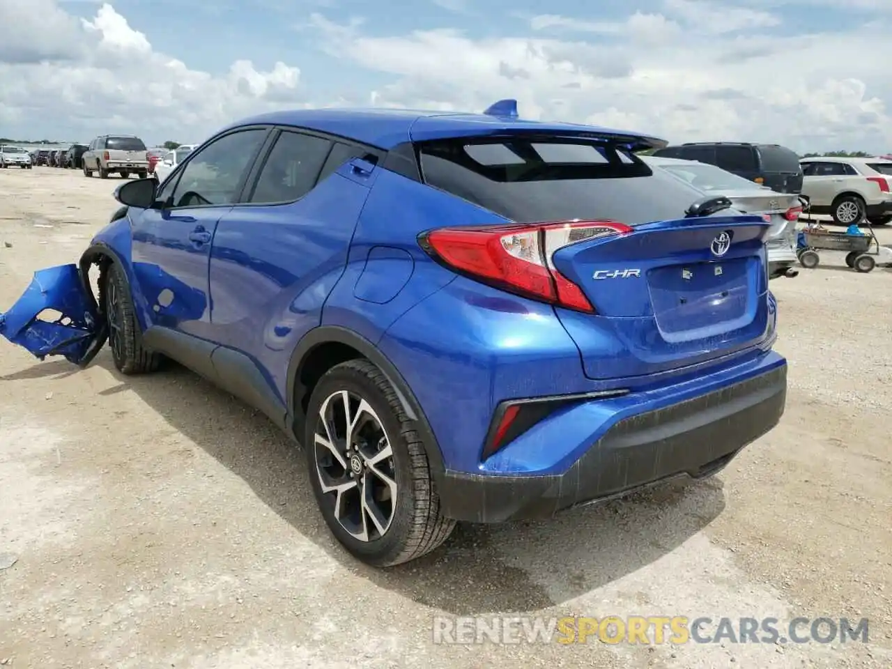 3 Photograph of a damaged car JTNKHMBX2M1099452 TOYOTA C-HR 2021