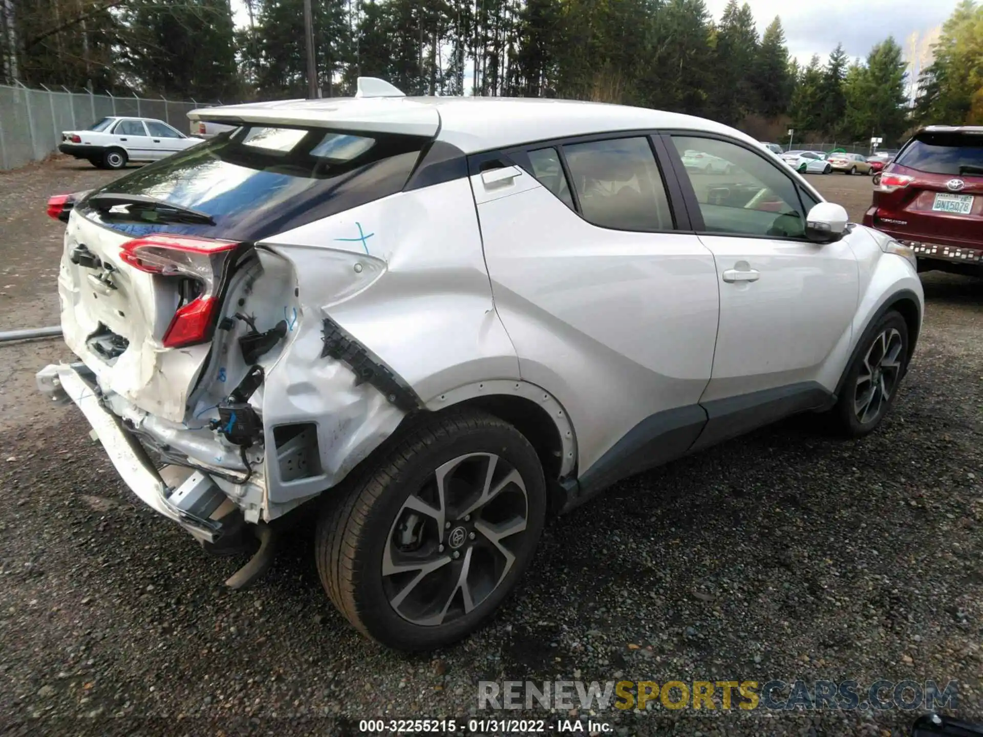 4 Photograph of a damaged car JTNKHMBX2M1102740 TOYOTA C-HR 2021