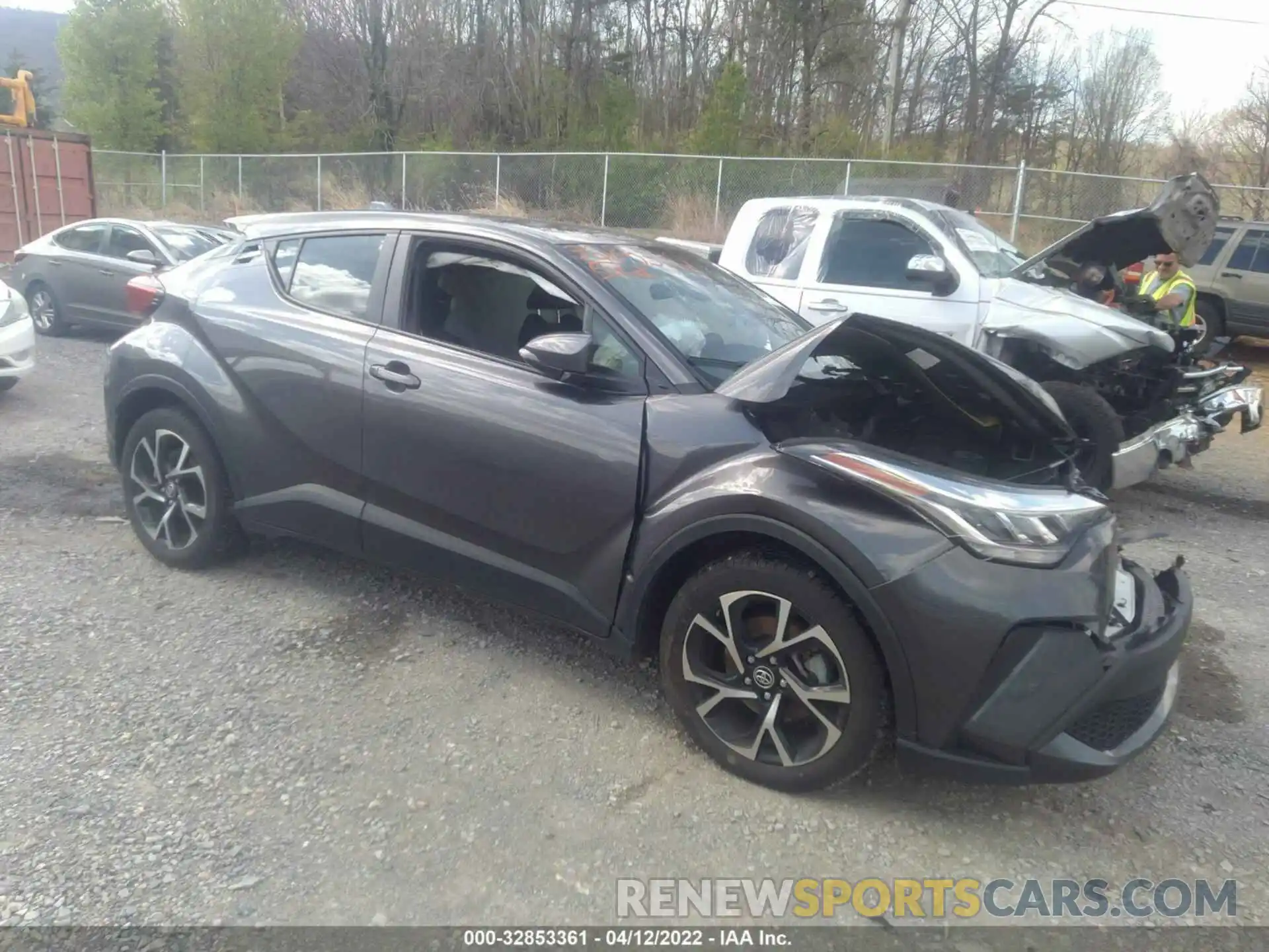 1 Photograph of a damaged car JTNKHMBX2M1103435 TOYOTA C-HR 2021