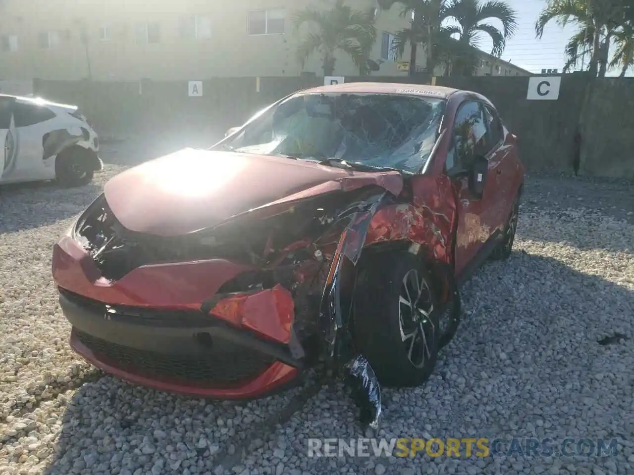 2 Photograph of a damaged car JTNKHMBX2M1104617 TOYOTA C-HR 2021