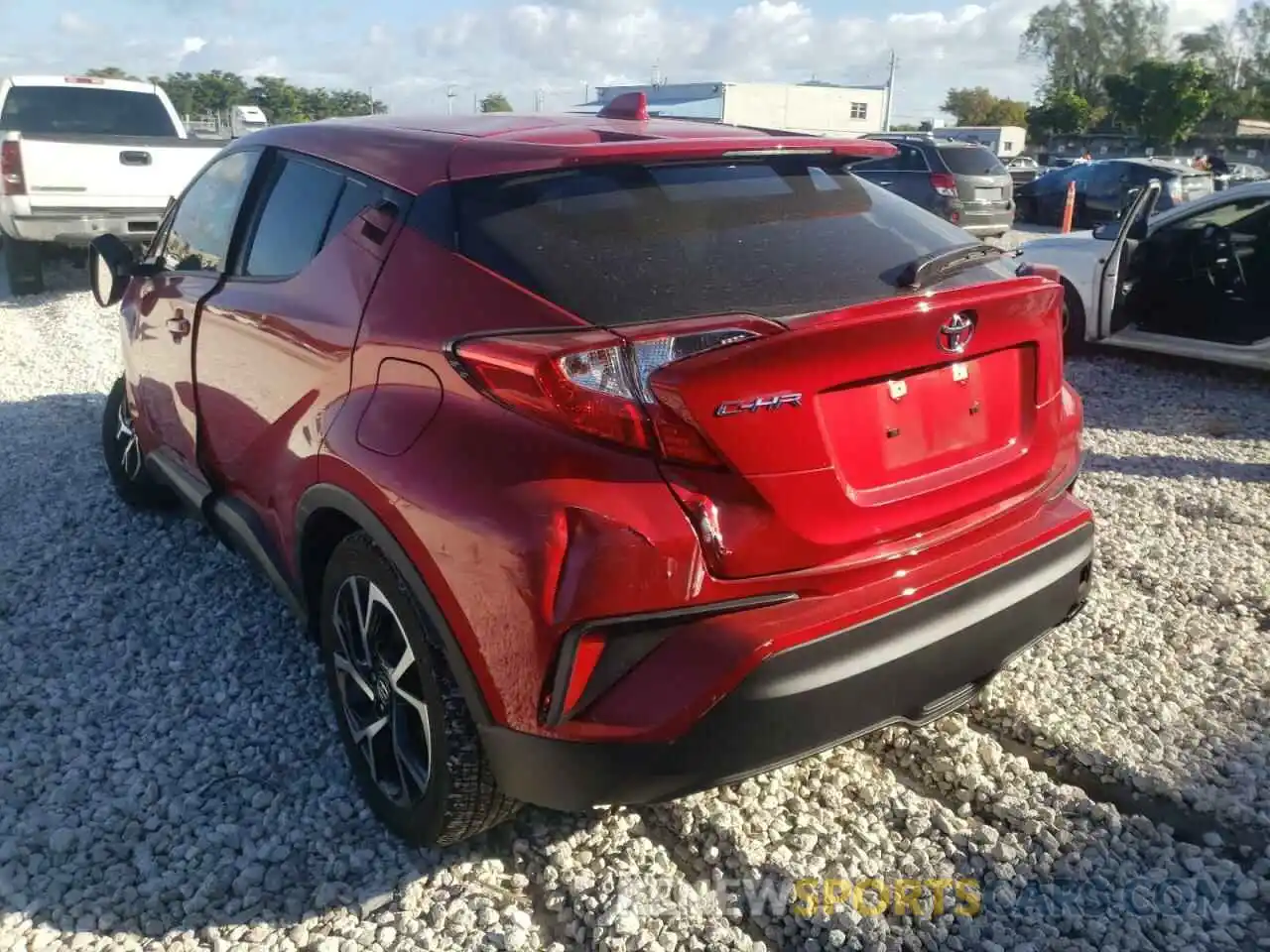 3 Photograph of a damaged car JTNKHMBX2M1104617 TOYOTA C-HR 2021