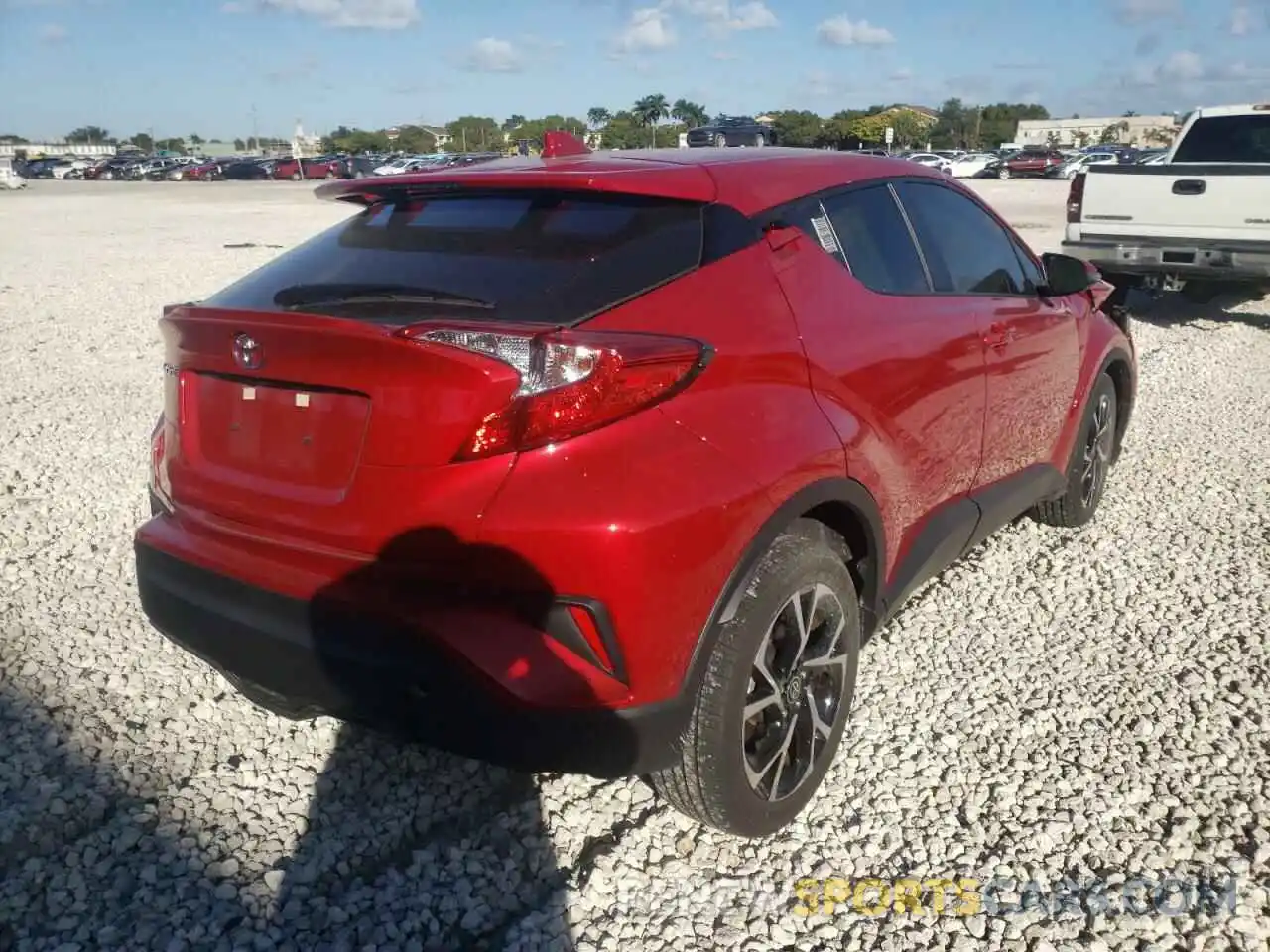 4 Photograph of a damaged car JTNKHMBX2M1104617 TOYOTA C-HR 2021