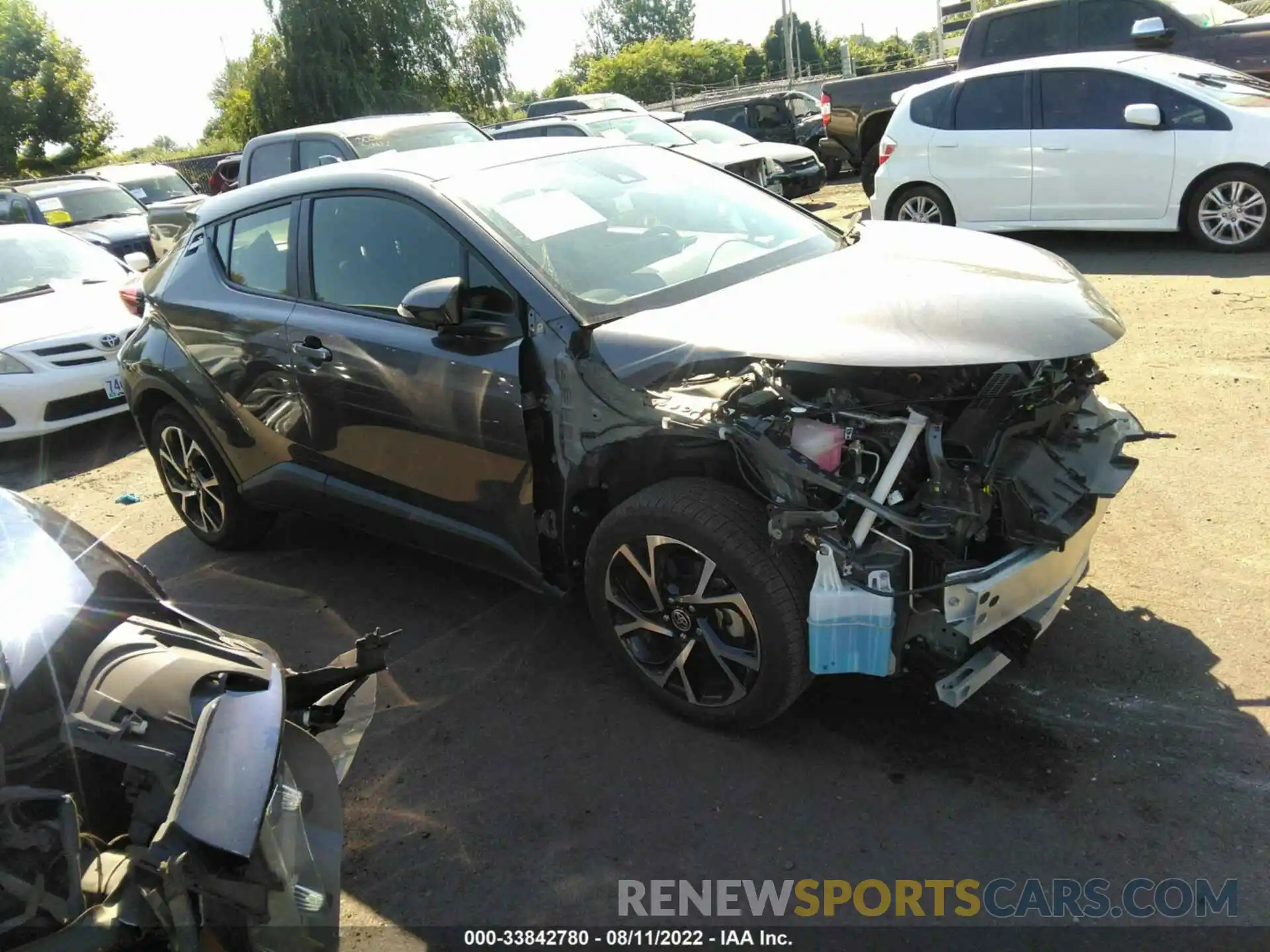 1 Photograph of a damaged car JTNKHMBX2M1105539 TOYOTA C-HR 2021