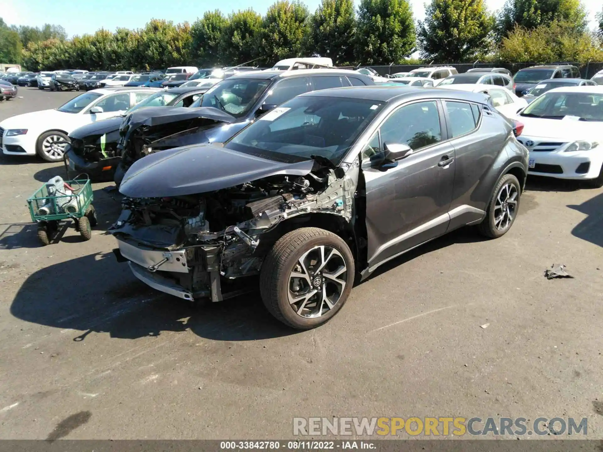 2 Photograph of a damaged car JTNKHMBX2M1105539 TOYOTA C-HR 2021