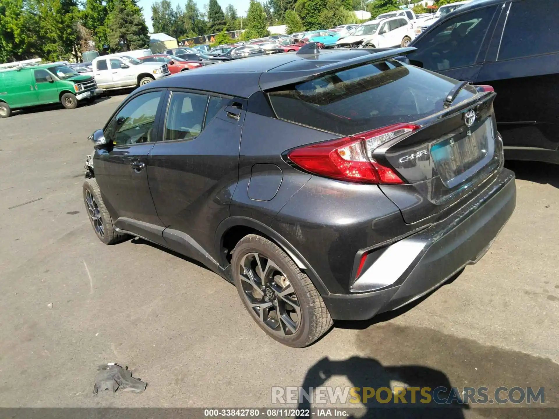 3 Photograph of a damaged car JTNKHMBX2M1105539 TOYOTA C-HR 2021