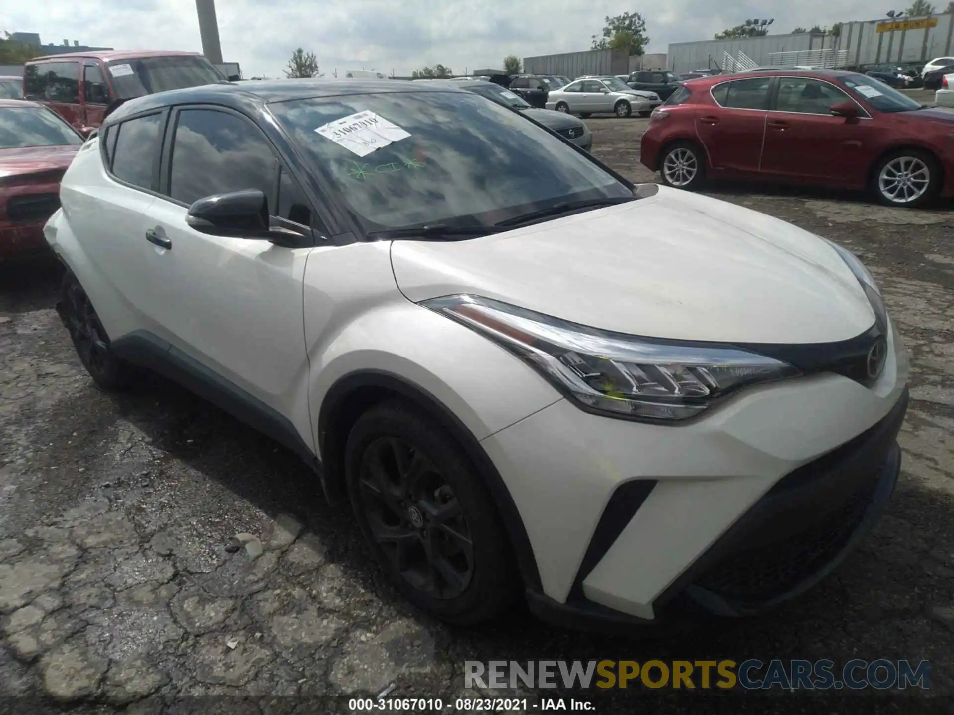 1 Photograph of a damaged car JTNKHMBX2M1108229 TOYOTA C-HR 2021