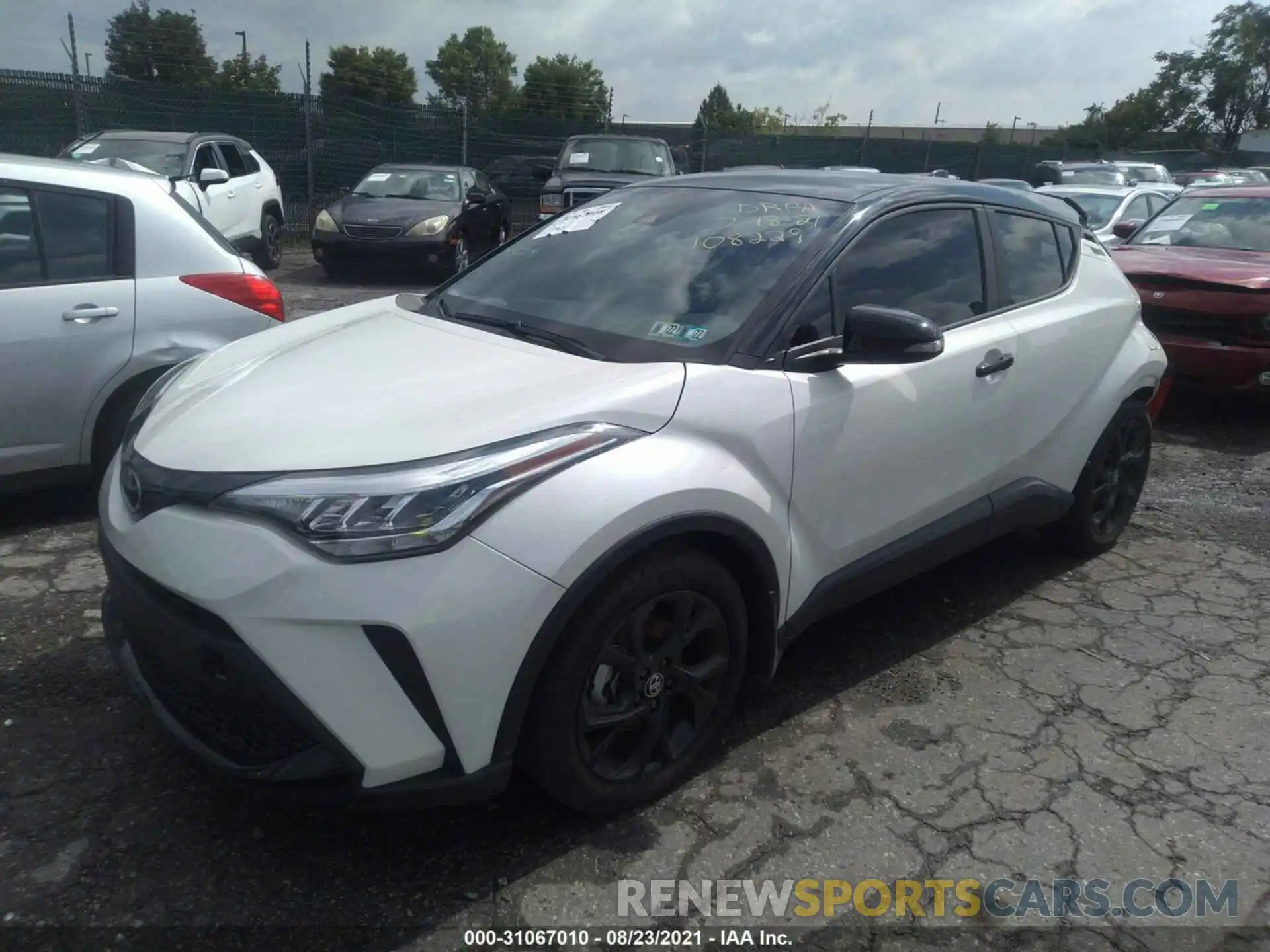 2 Photograph of a damaged car JTNKHMBX2M1108229 TOYOTA C-HR 2021