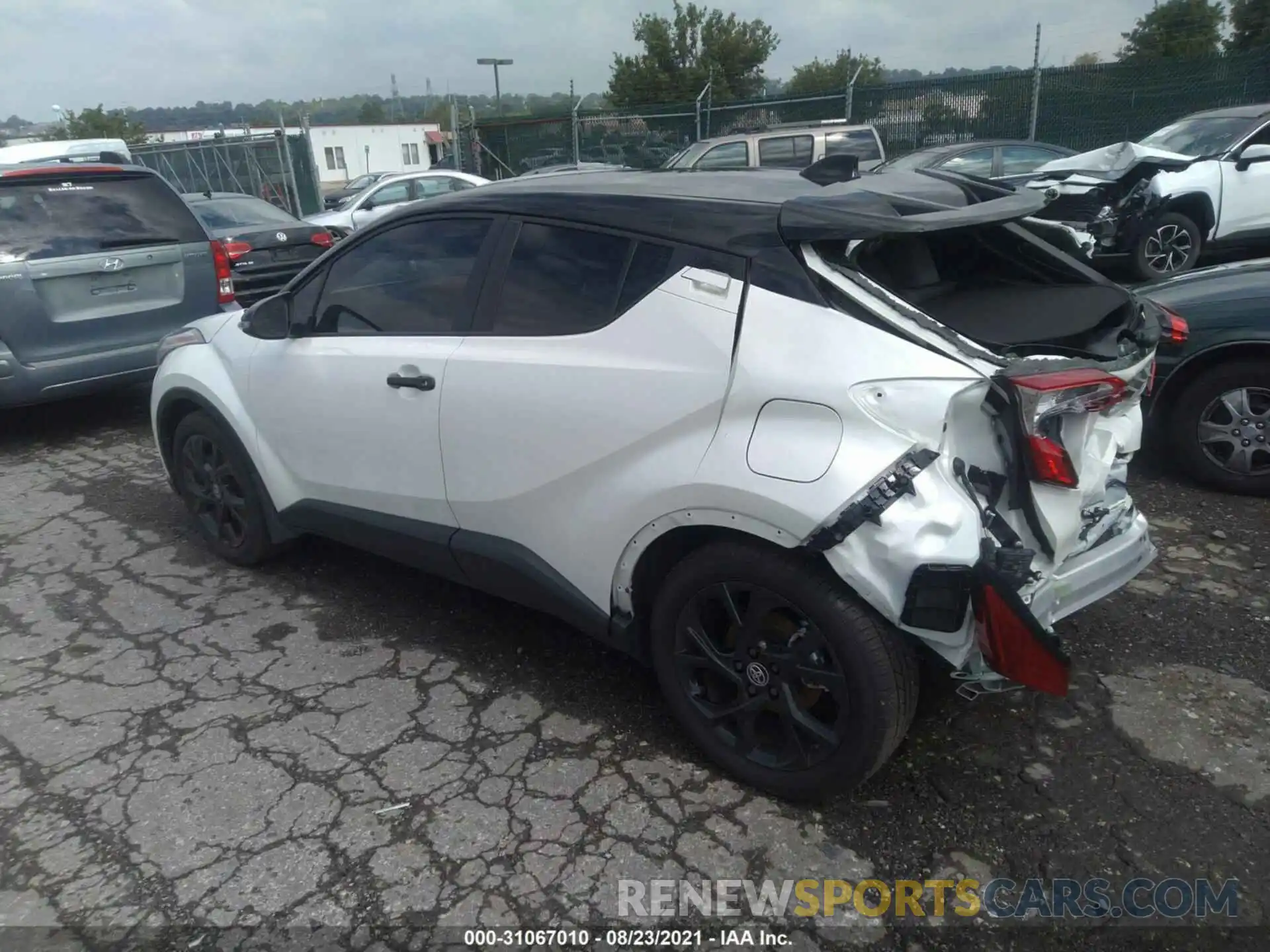 3 Photograph of a damaged car JTNKHMBX2M1108229 TOYOTA C-HR 2021