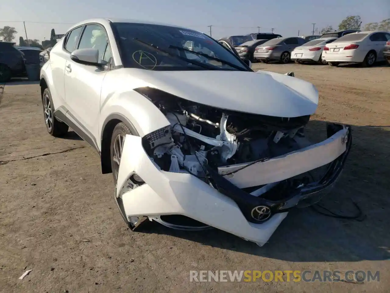 1 Photograph of a damaged car JTNKHMBX2M1111213 TOYOTA C-HR 2021