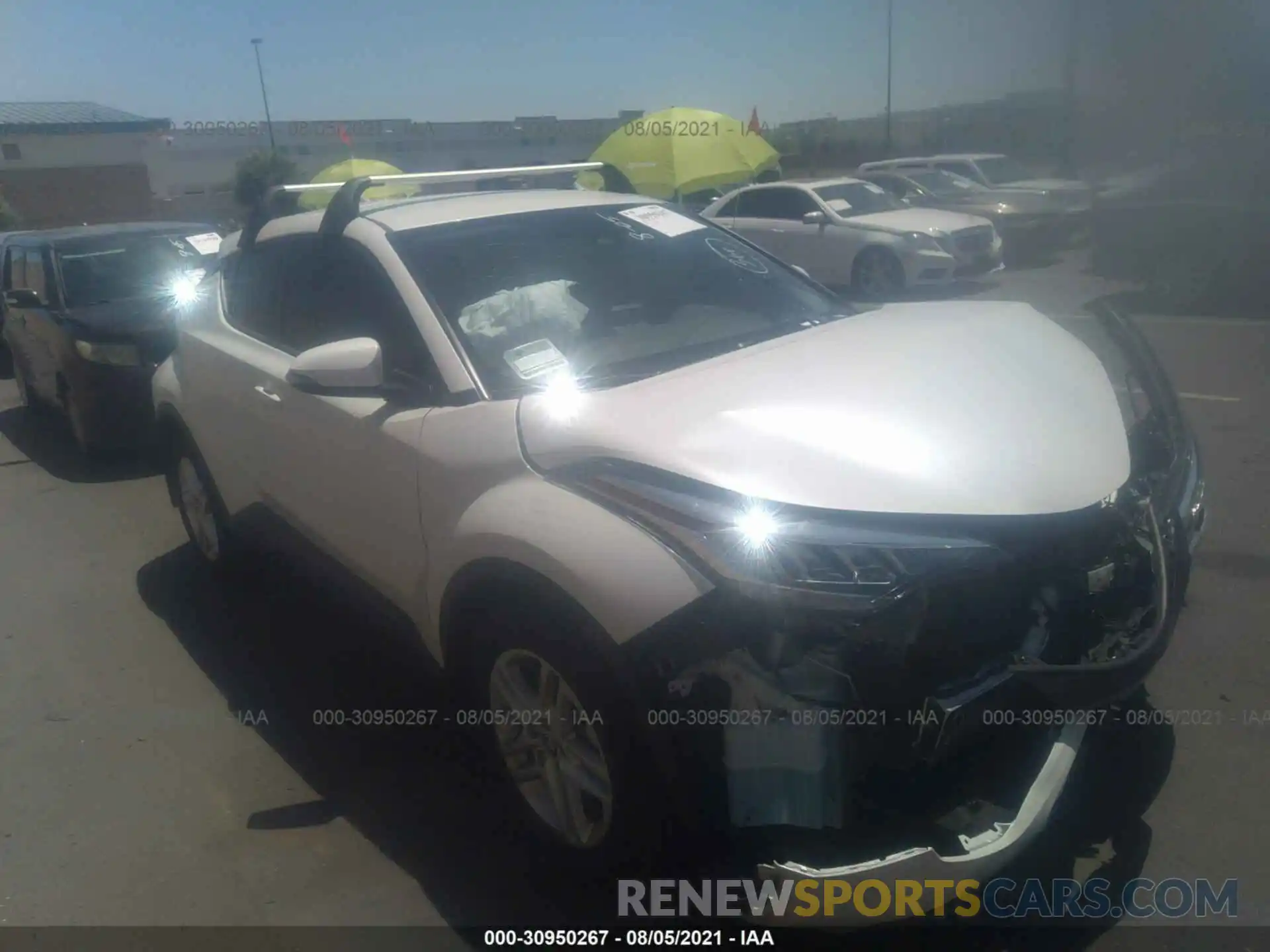 1 Photograph of a damaged car JTNKHMBX2M1111650 TOYOTA C-HR 2021