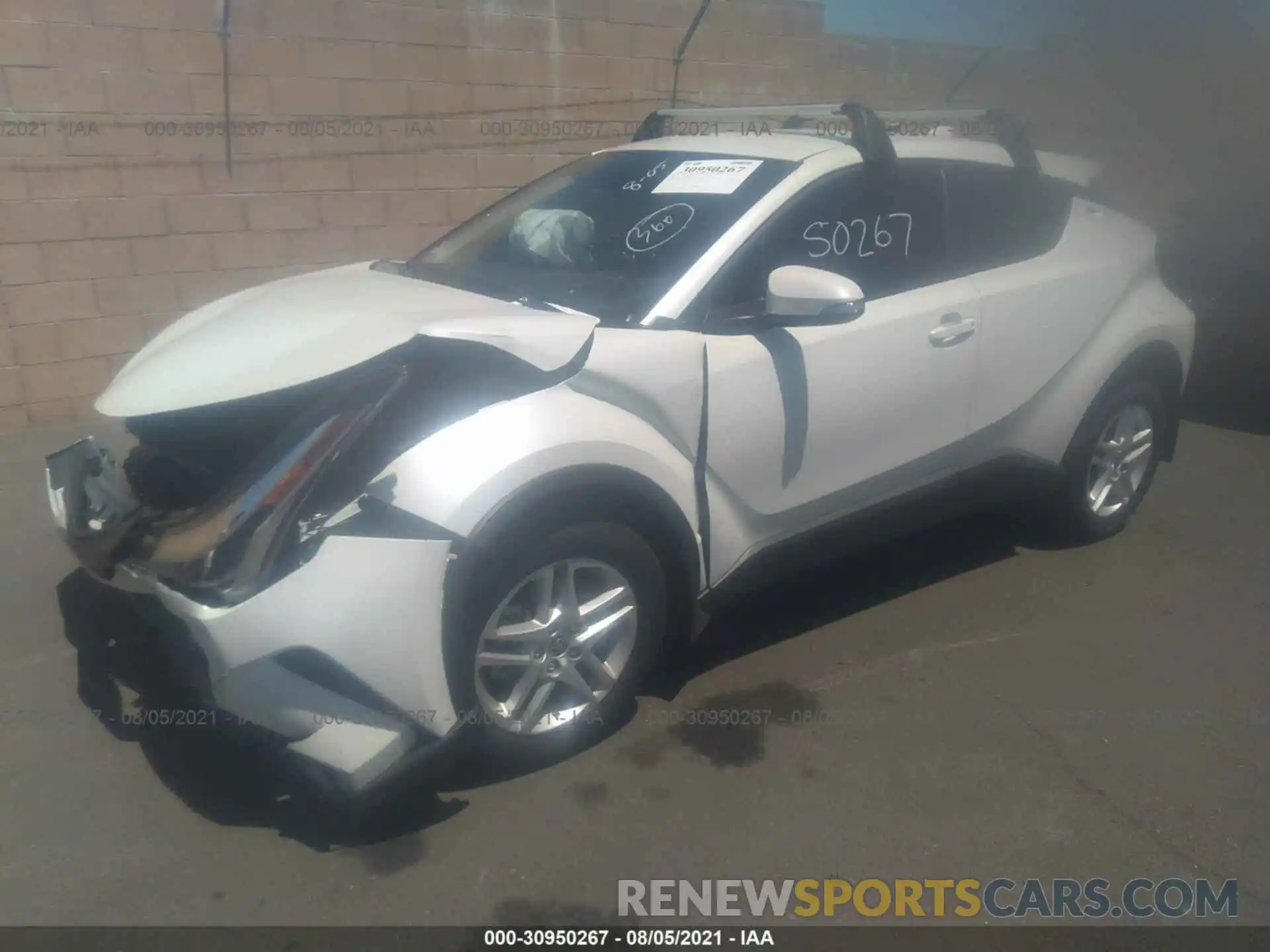 2 Photograph of a damaged car JTNKHMBX2M1111650 TOYOTA C-HR 2021