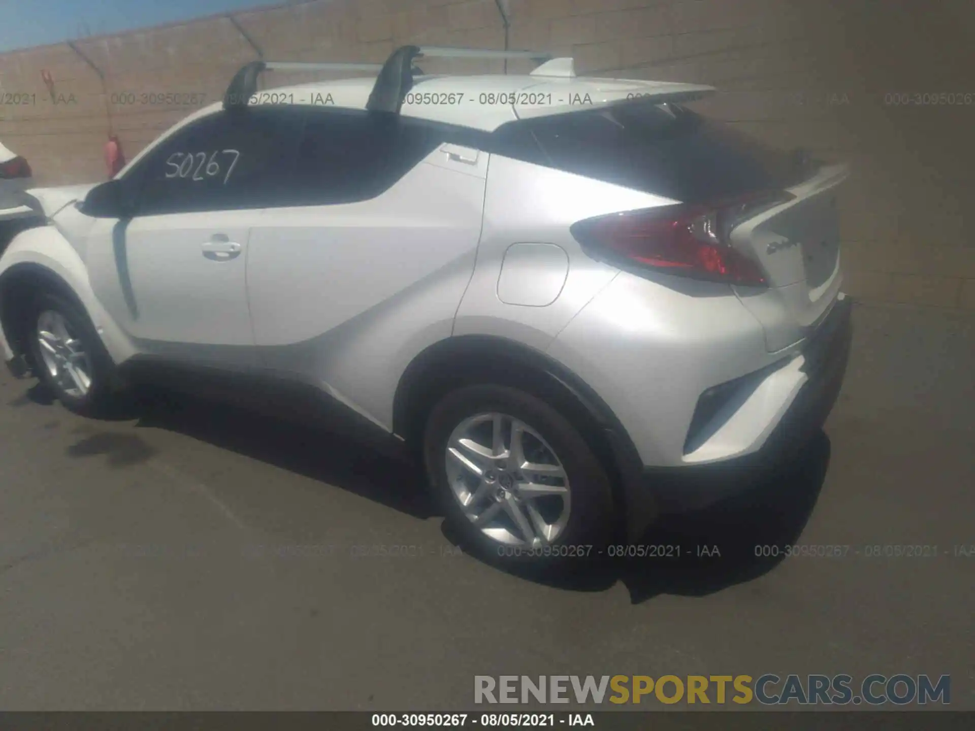 3 Photograph of a damaged car JTNKHMBX2M1111650 TOYOTA C-HR 2021