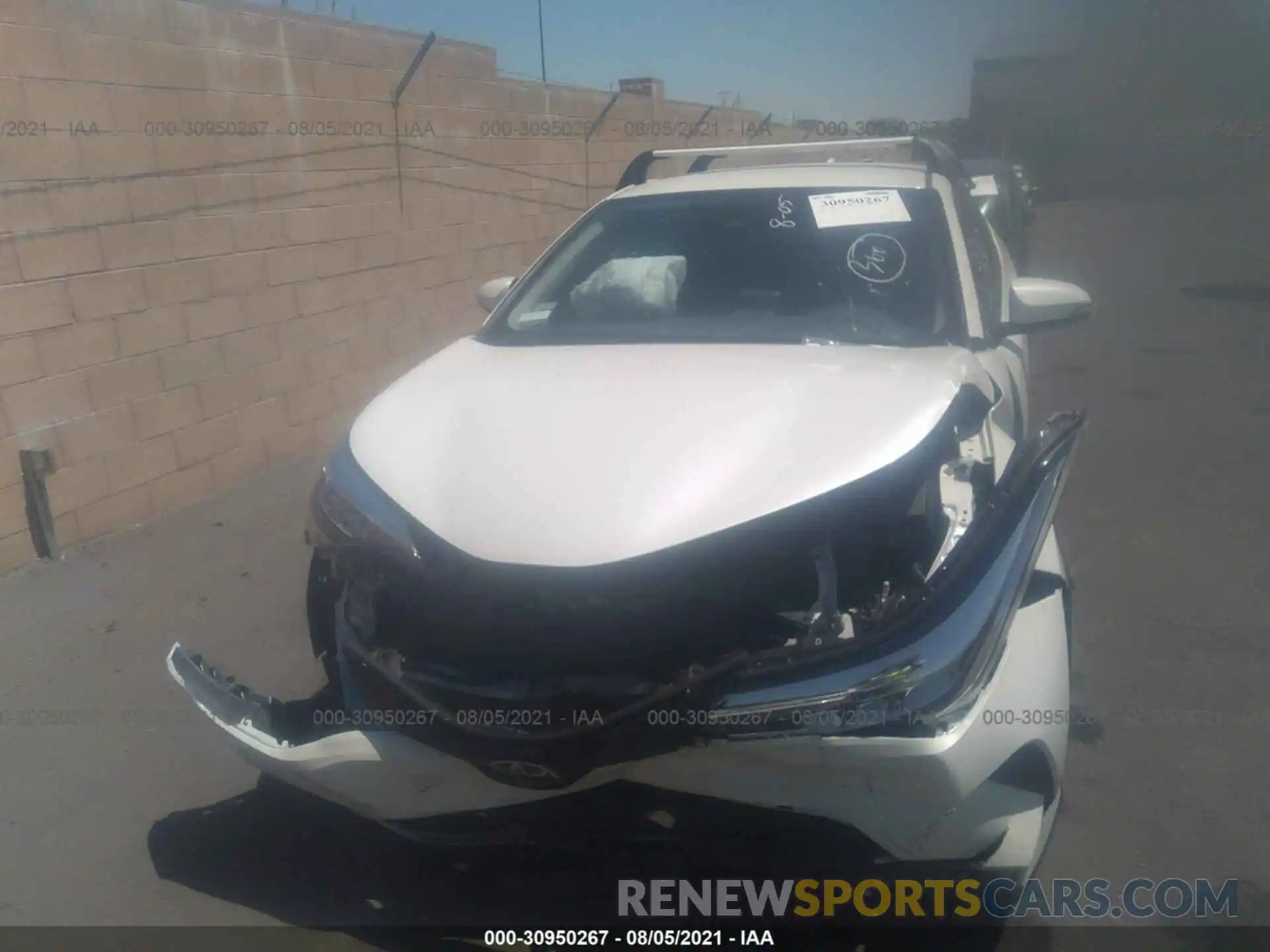 6 Photograph of a damaged car JTNKHMBX2M1111650 TOYOTA C-HR 2021